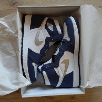 Nike Air Jordan 1 High OG CO.JP "White/Midnight Navy" (2020)(ブリーフケースなし)