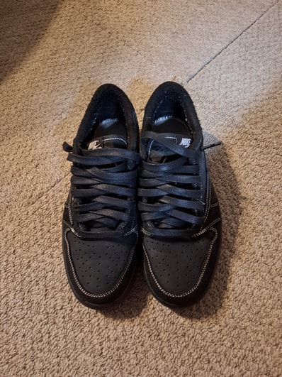 Travis Scott × Nike Air Jordan 1 Low OG SP "Black Phantom"