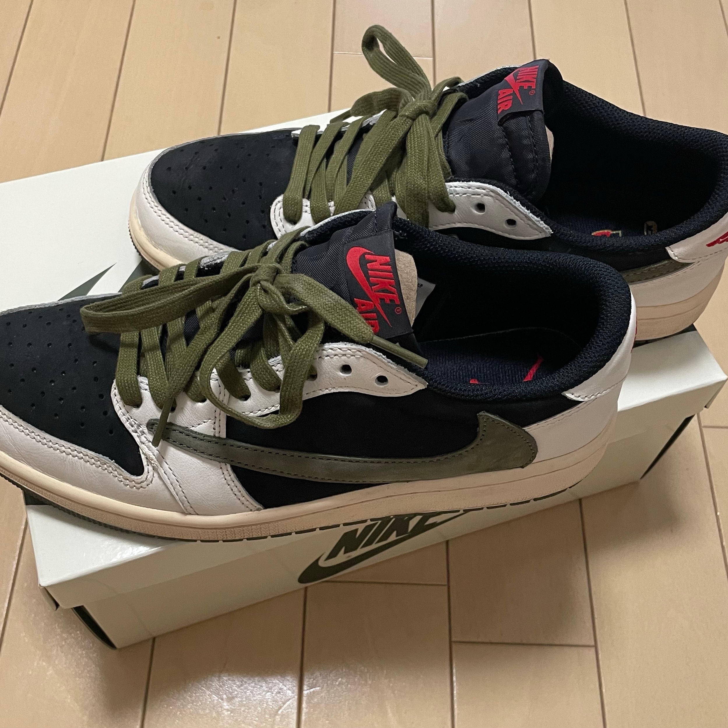 Travis Scott × Nike Women's Air Jordan 1 Low OG "Medium Olive"