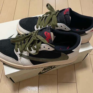 Travis Scott × Nike Women's Air Jordan 1 Low OG "Medium Olive"