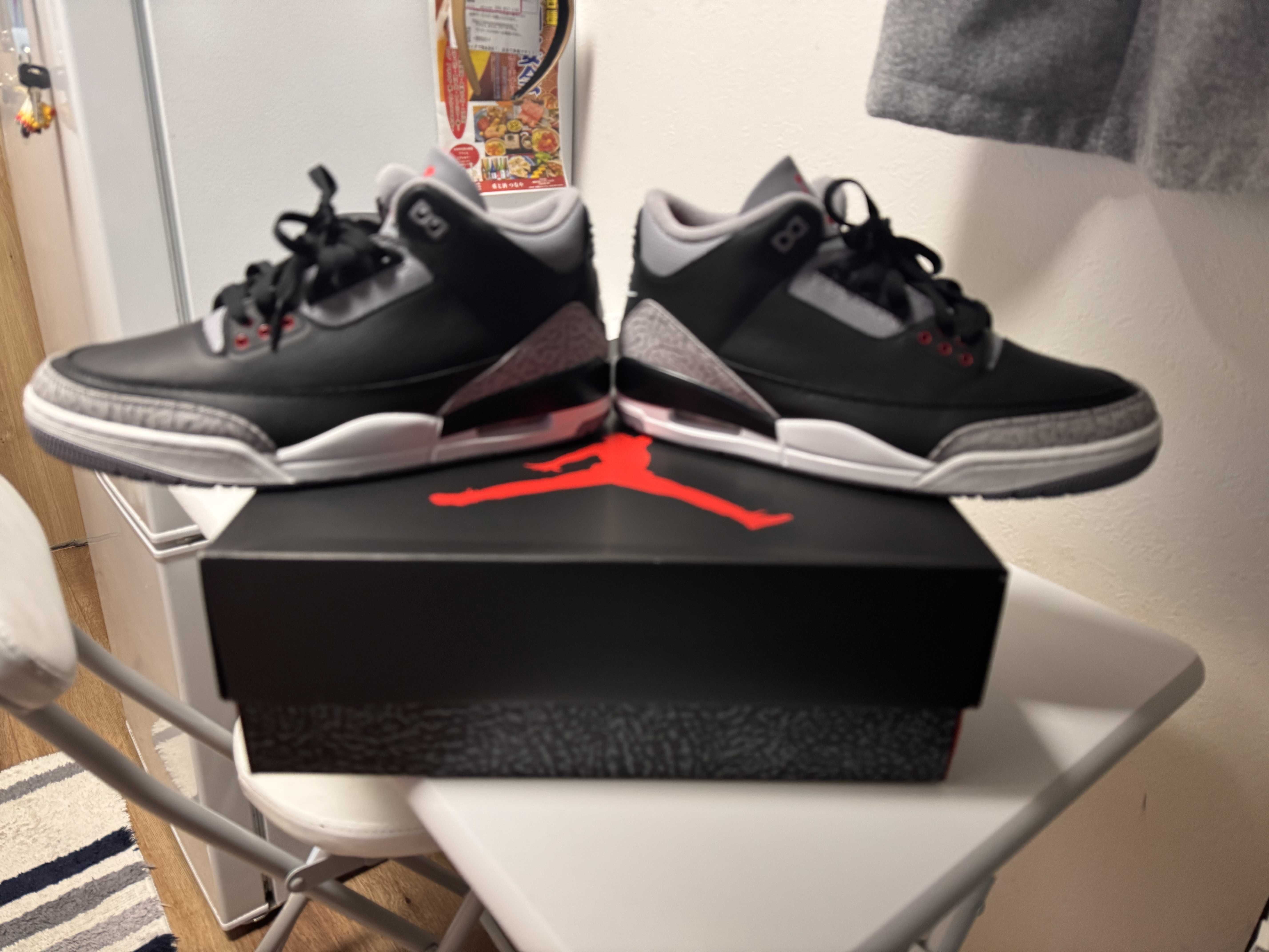 Nike Air Jordan 3 Retro "Black Cement" (2024)