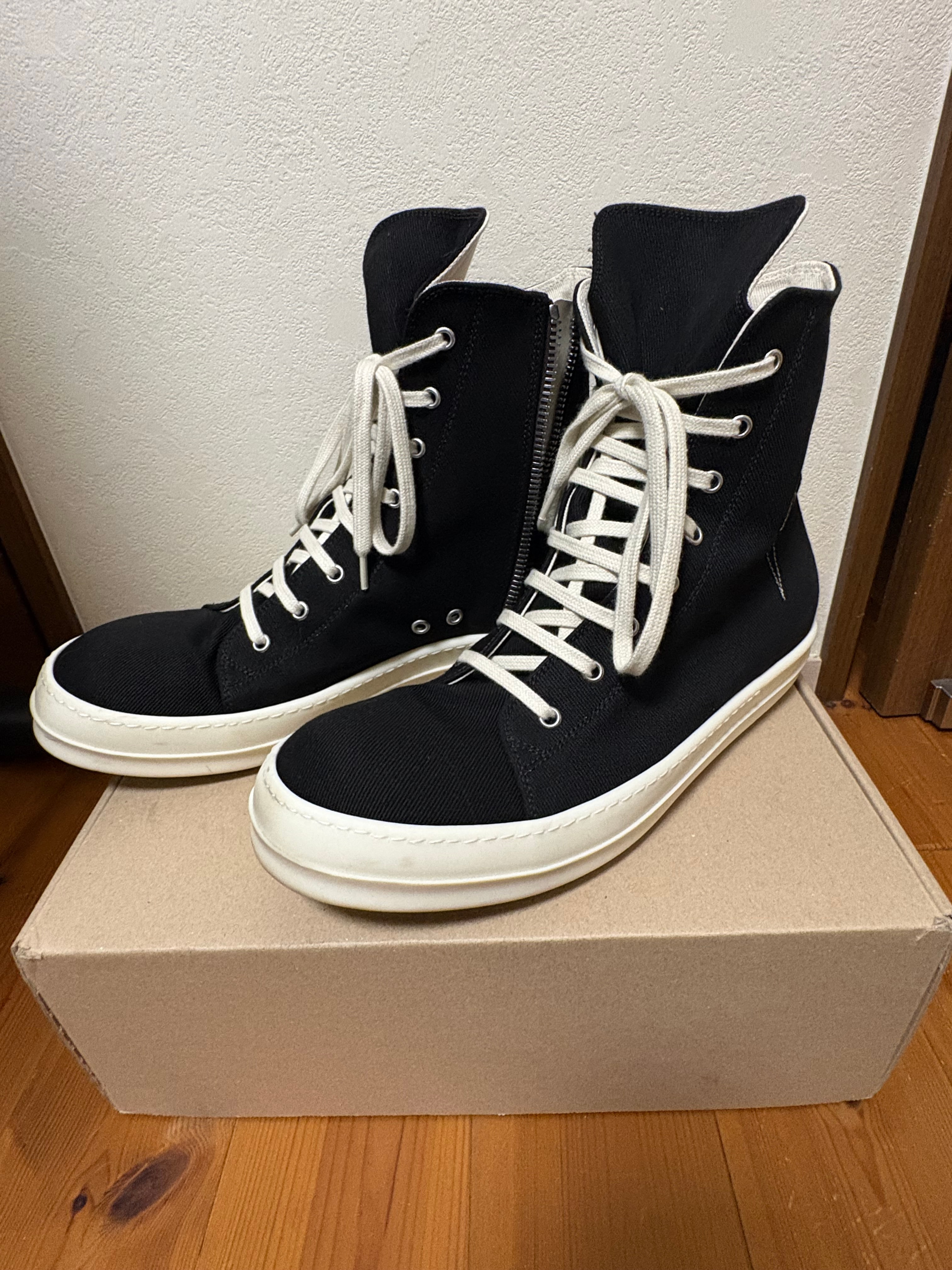 Rick Owens DRKSHDW Sneaks "Black/Pearl/Milk"