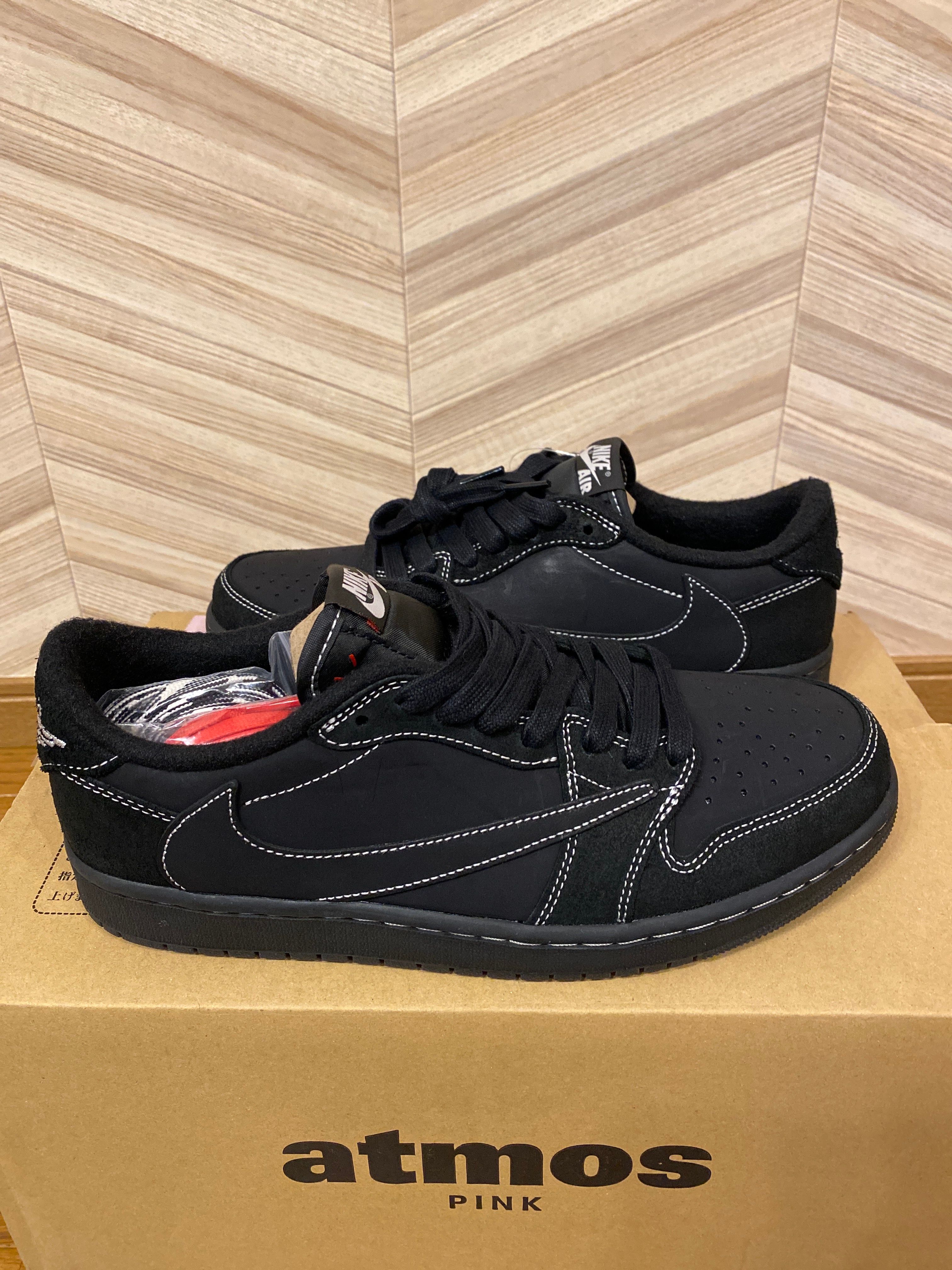 Travis Scott × Nike Air Jordan 1 Low OG SP "Black Phantom"