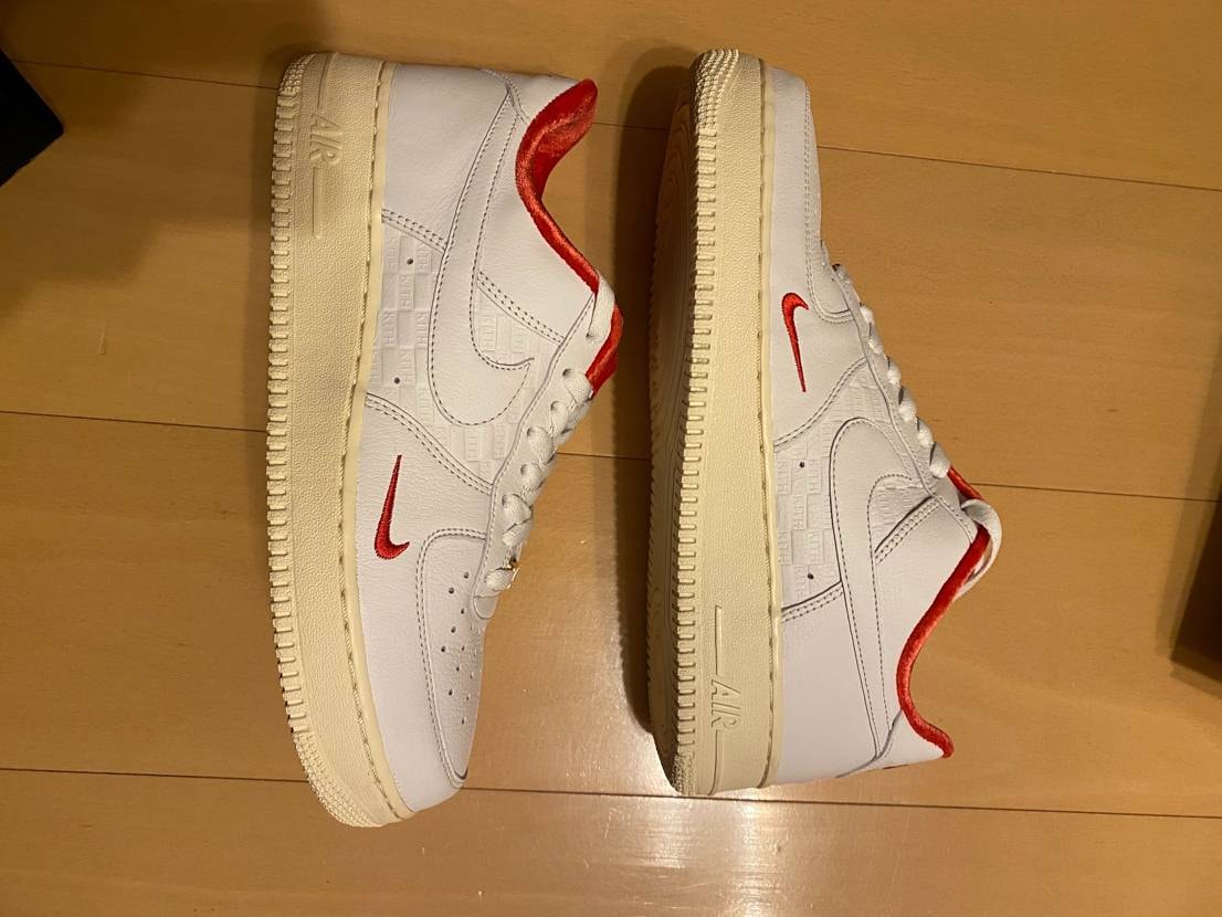 KITH × Nike Air Force 1 Low "White/Red"
