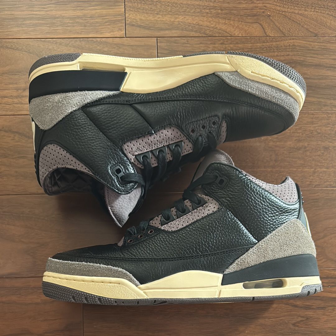 A Ma Maniere × Nike Women's Air Jordan 3 Retro OG SP "Black and Flat Pewter/WYWS"