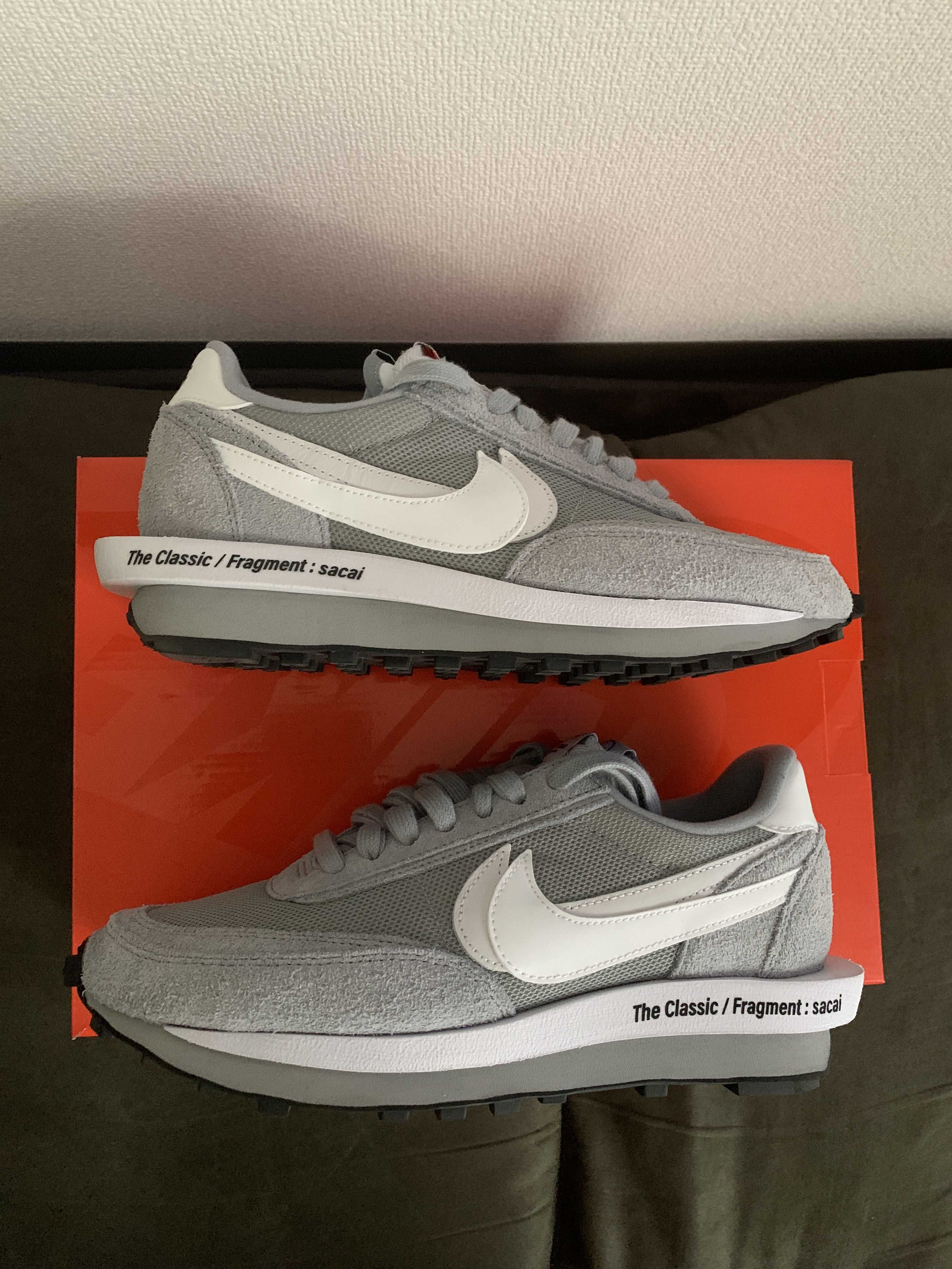 Fragment × sacai × Nike LD Waffle "Light Smoke Grey"