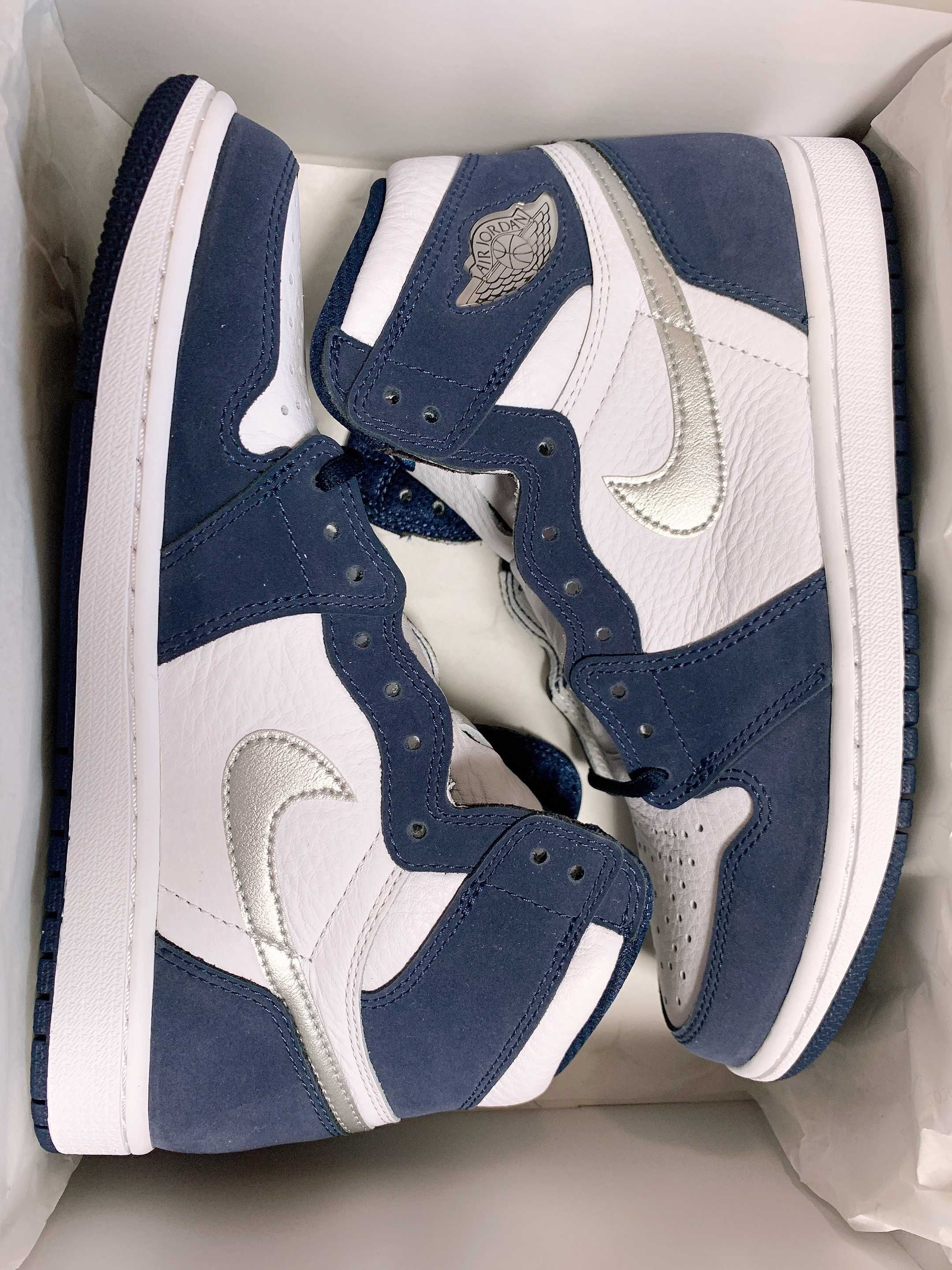 Nike Air Jordan 1 High OG CO.JP "White/Midnight Navy" (2020)(ブリーフケースなし)
