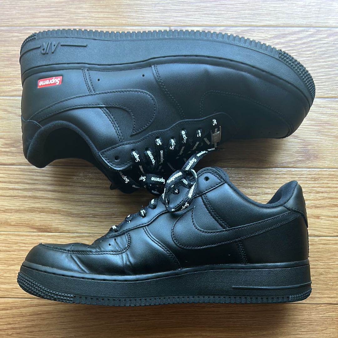 Supreme × Nike Air Force 1 Low "Black"