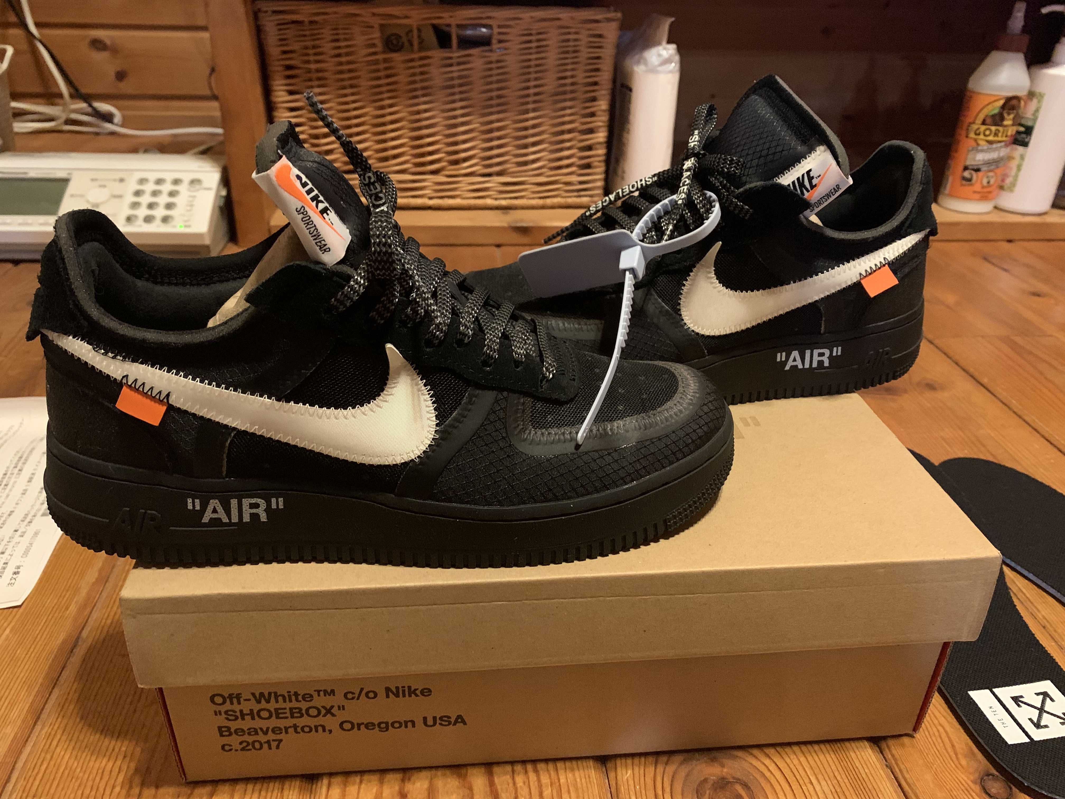 Off-White × Nike Air Force 1 Low "Black"