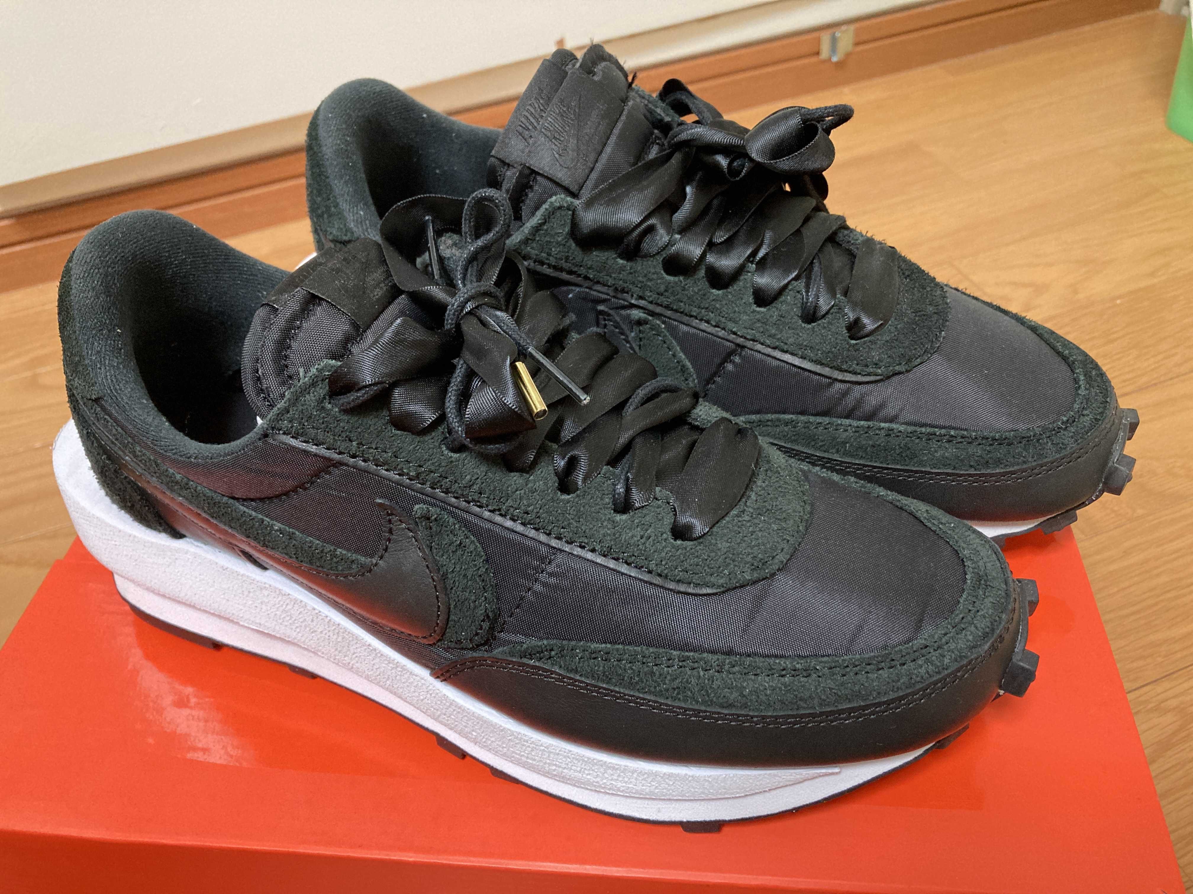sacai × Nike LDV Waffle "Triple Black"