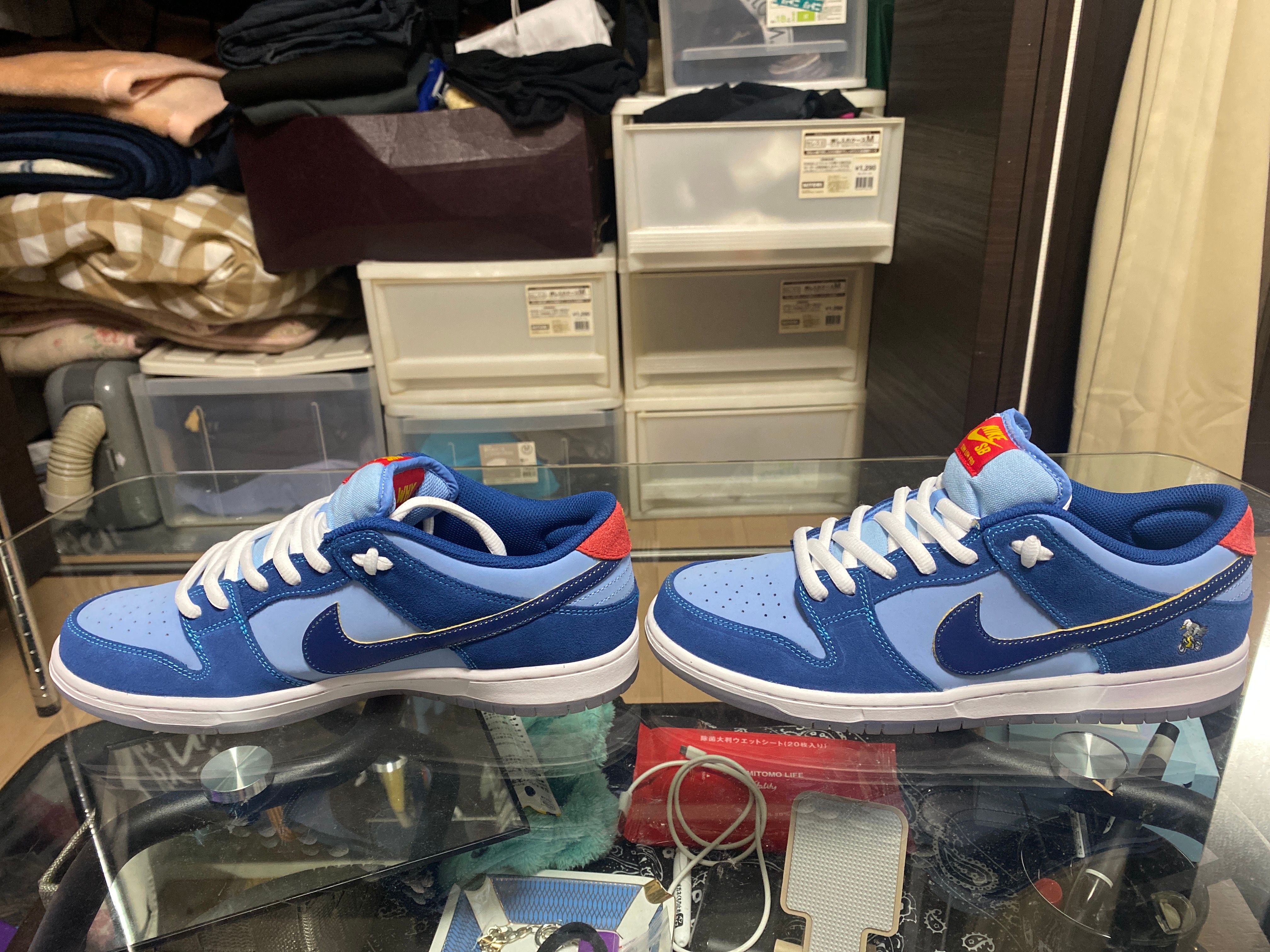 Why So Sad? × Nike SB Dunk Low "Coastal Blue/Speed Yellow-University Red"