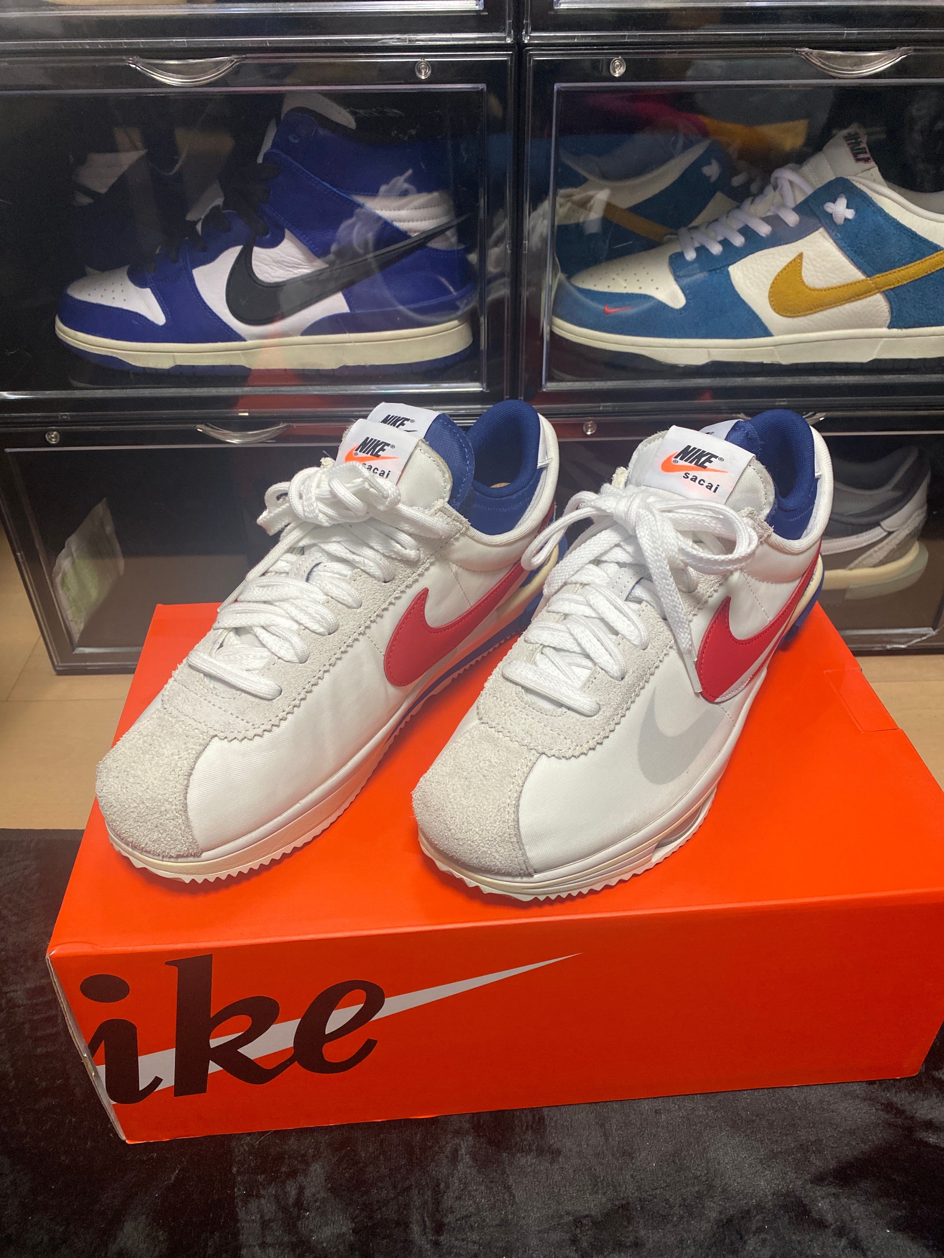 sacai × Nike Zoom Cortez "White and University Red"