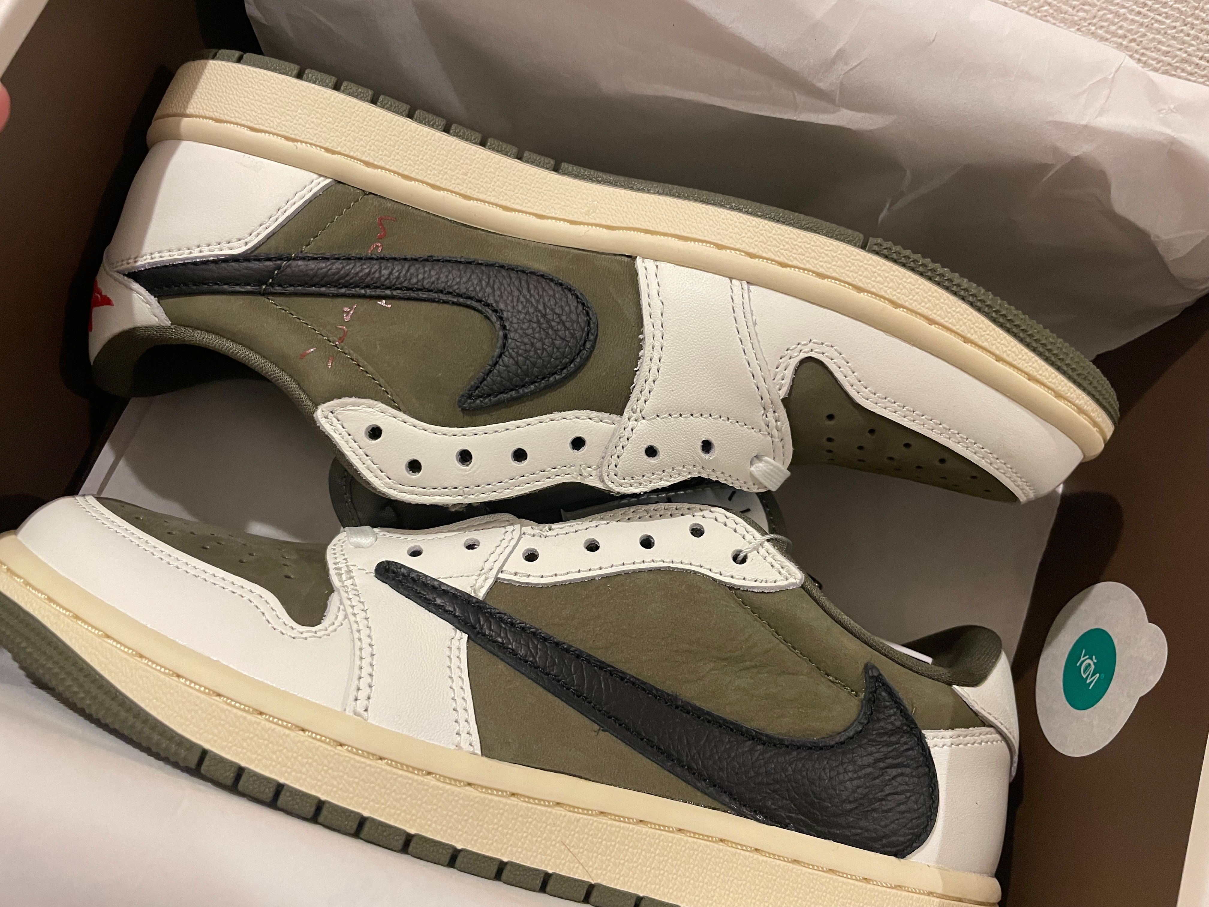 Travis Scott × Nike Air Jordan 1 Low OG SP "Reverse Olive"