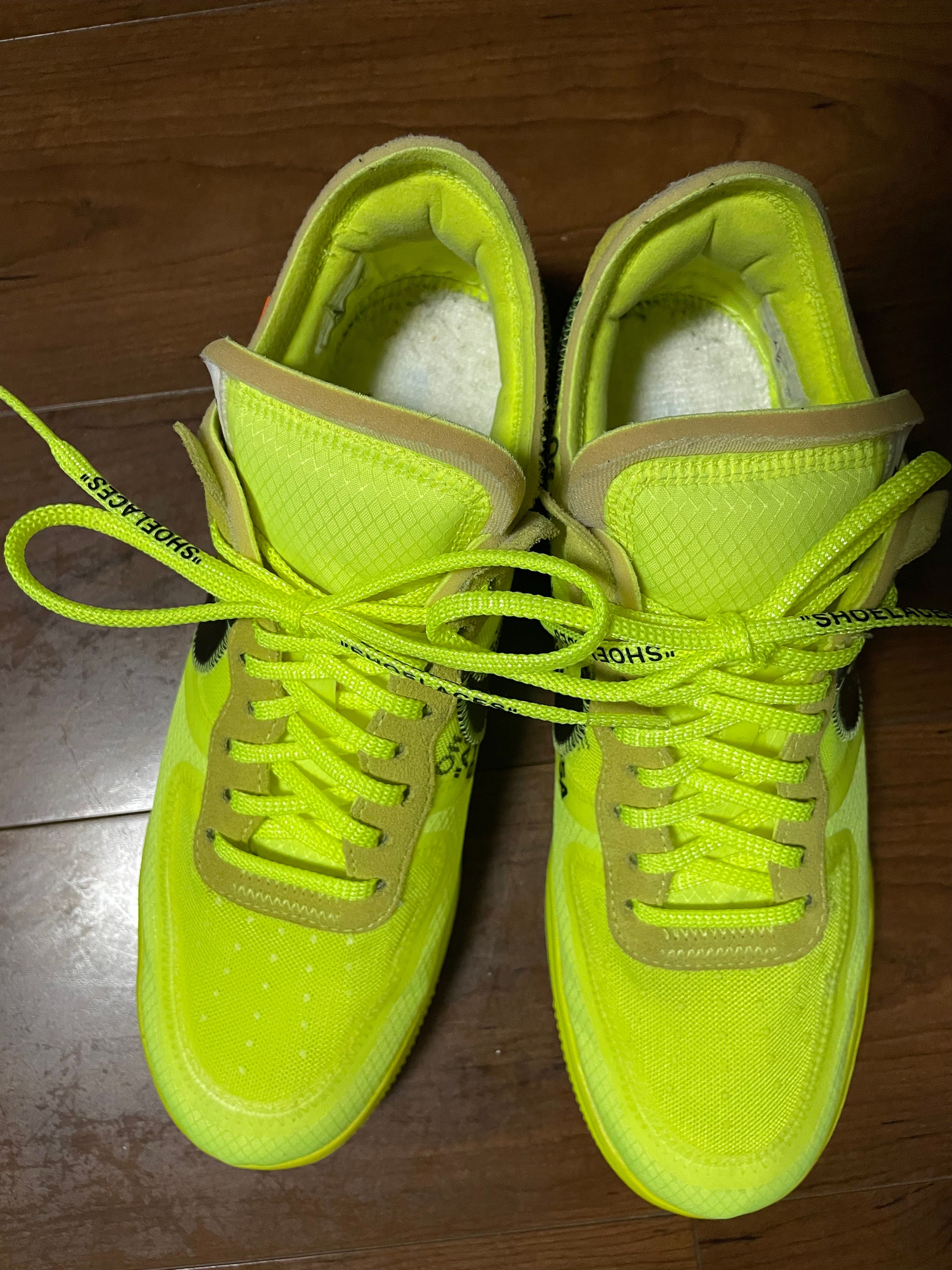 Off-White × Nike Air Force 1 Low "Volt"