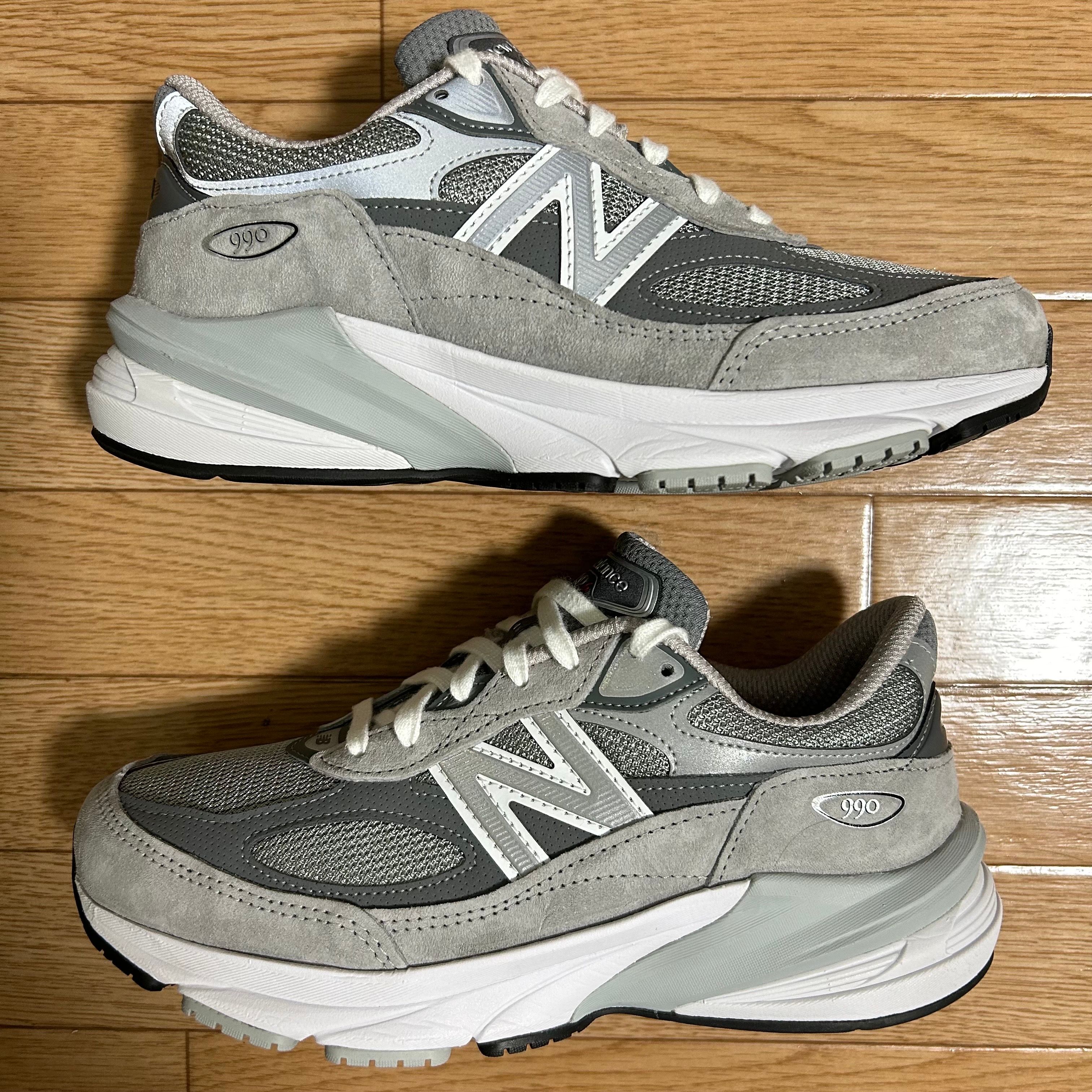New Balance Women's 990V6 "Gray" (Heel NB Logo)