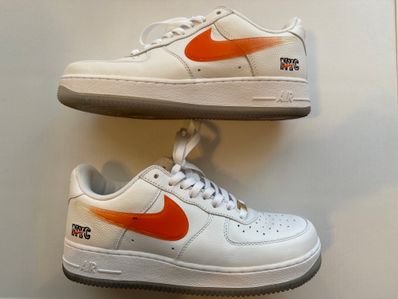 KITH × Nike Air Force 1 Low "White/Rush Blue/White/Brilliant Orange"