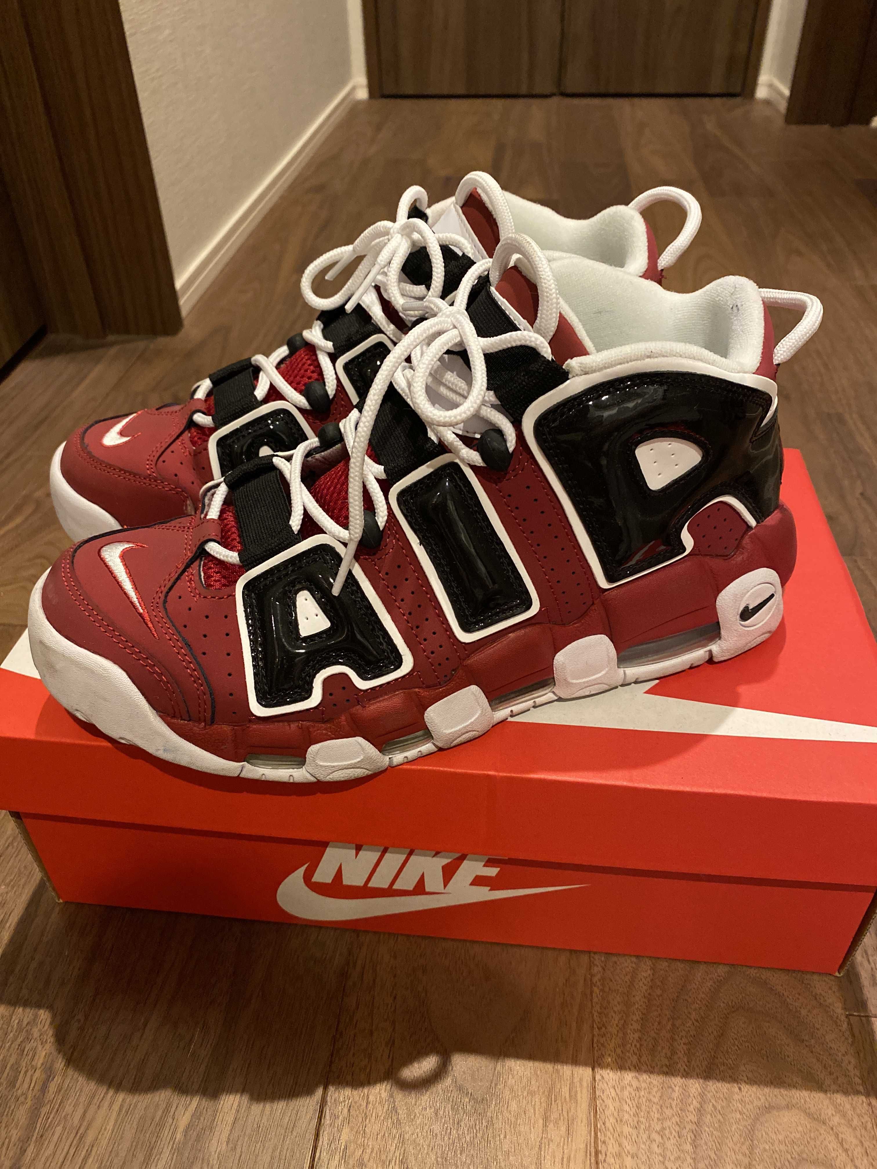 NIKE AIR MORE UPTEMPO ’96 "VARSITY RED/WHITE/BLACK"(2017)