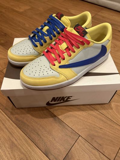 Travis Scott × Nike Women's Air Jordan 1 Retro Low OG "Canary"