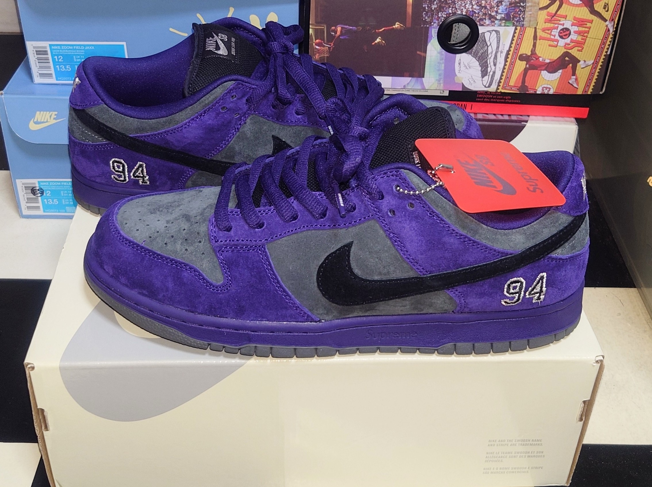 Supreme × Nike SB Dunk Low "Ink" (Europe and the UK Exclusive) (25FW Week2)