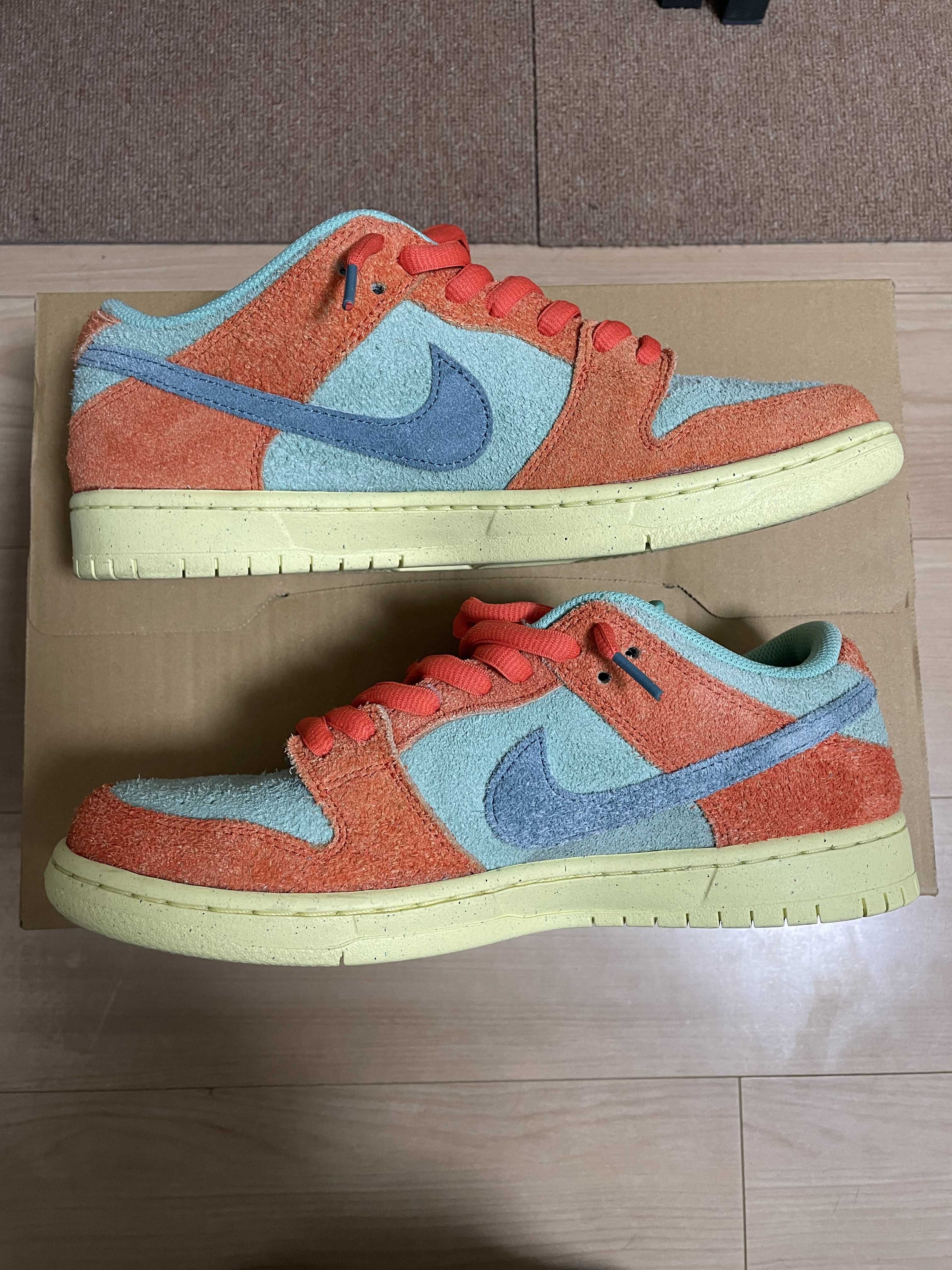 Nike SB Dunk Low Pro PRM "Orange and Emerald Rise"