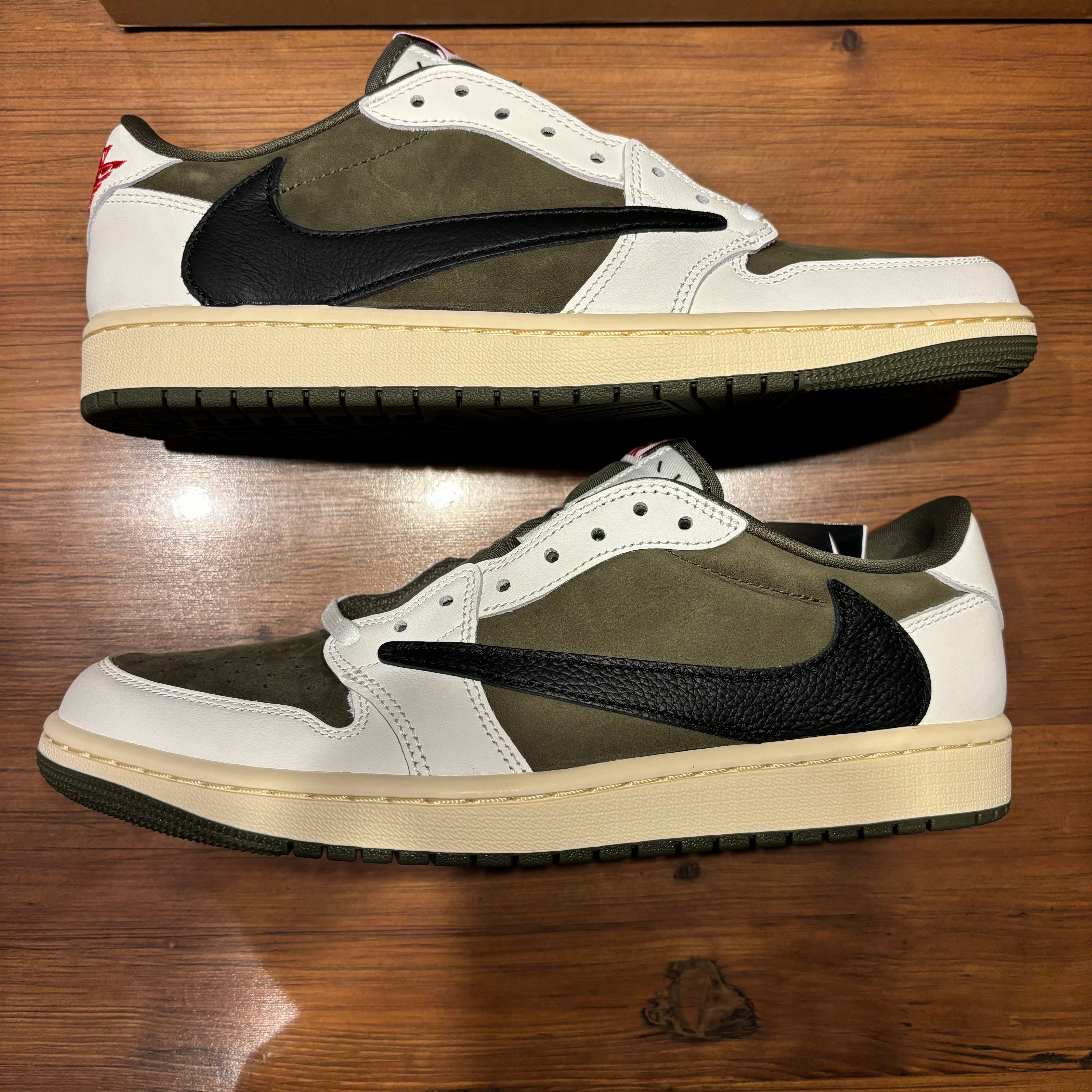Travis Scott × Nike Air Jordan 1 Low OG SP "Reverse Olive"