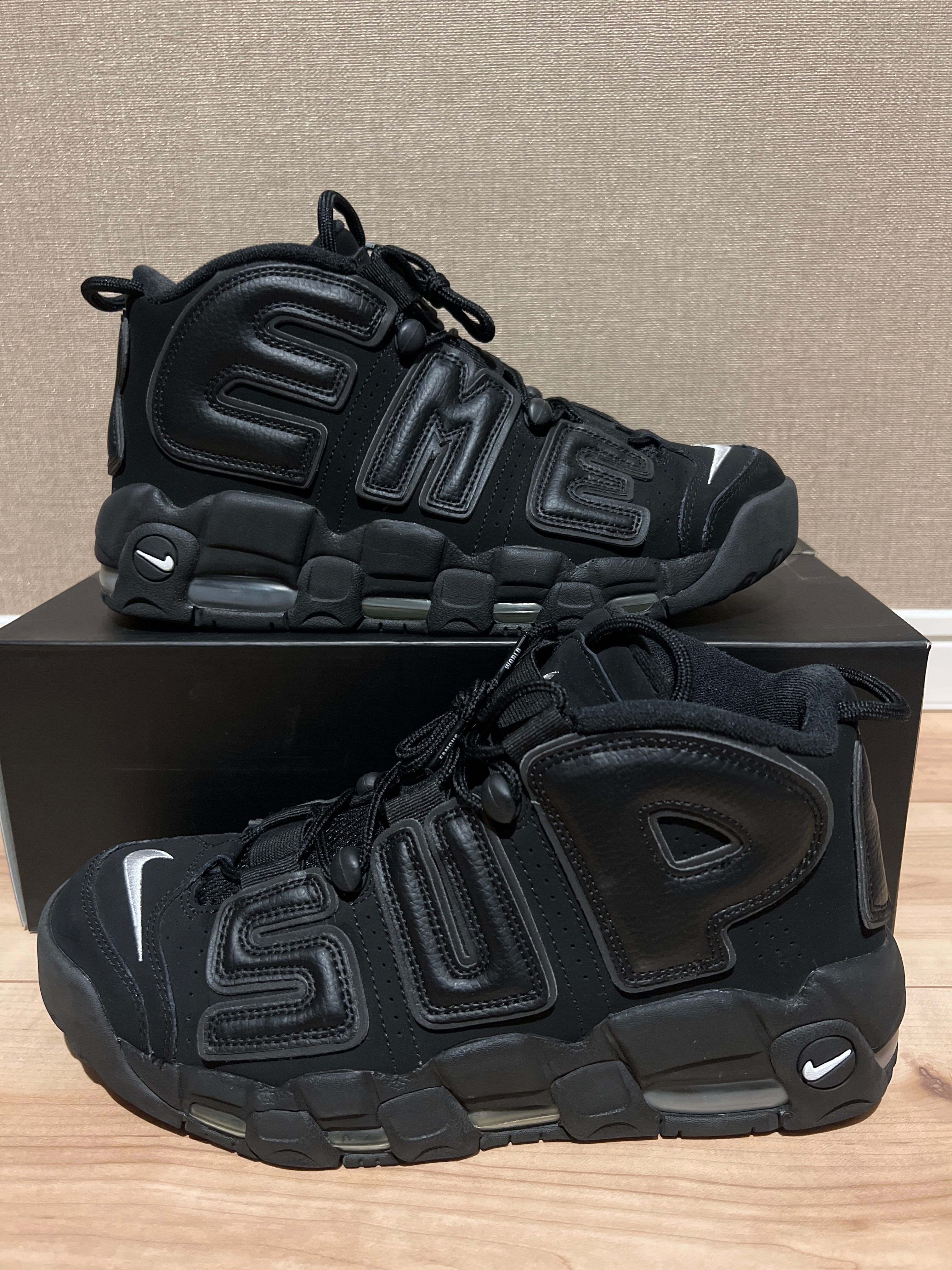 Supreme × Nike Air More Uptempo "Black"