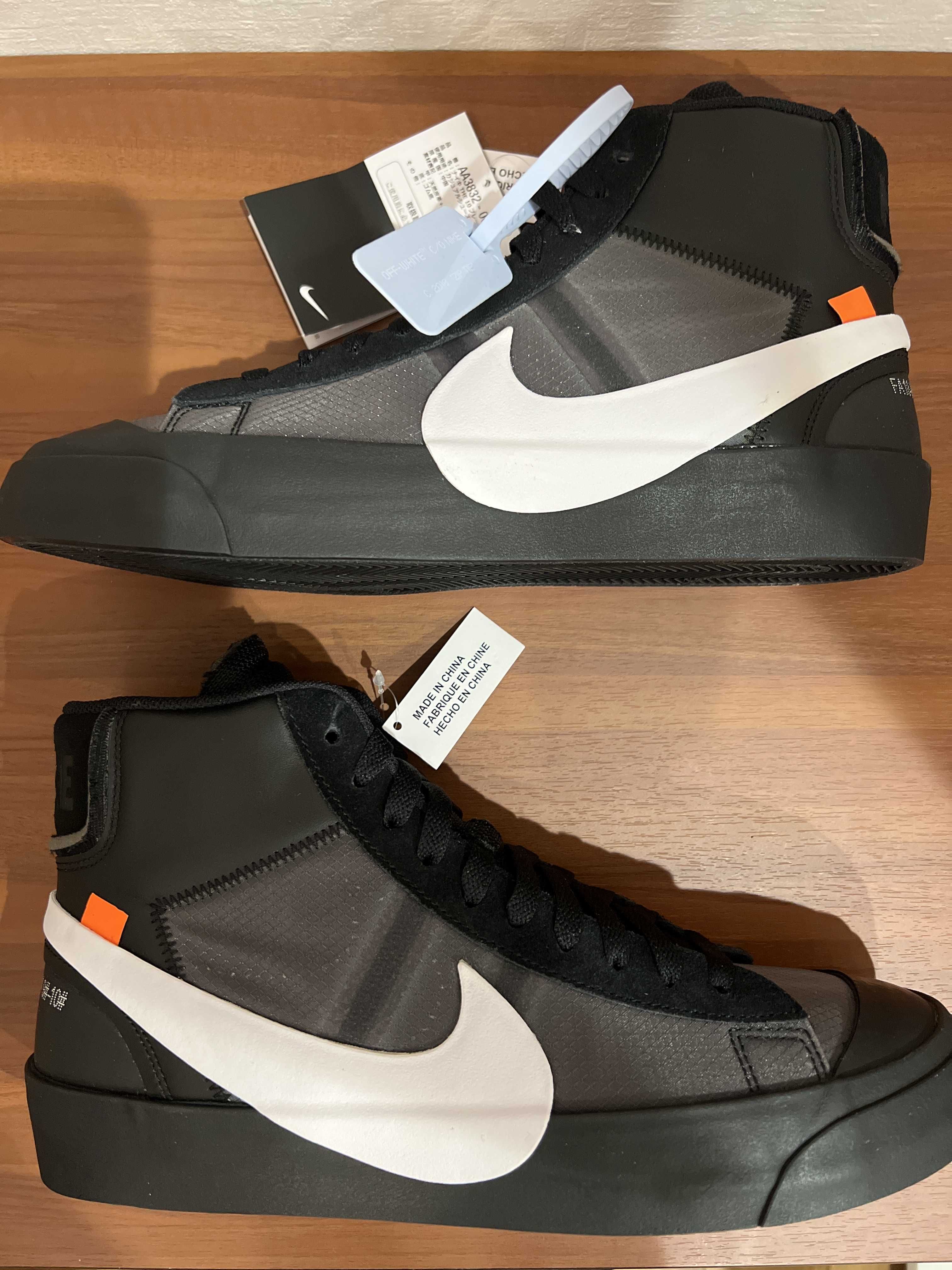 Off-White × Nike Blazer Studio Mid "Grim Reaper"