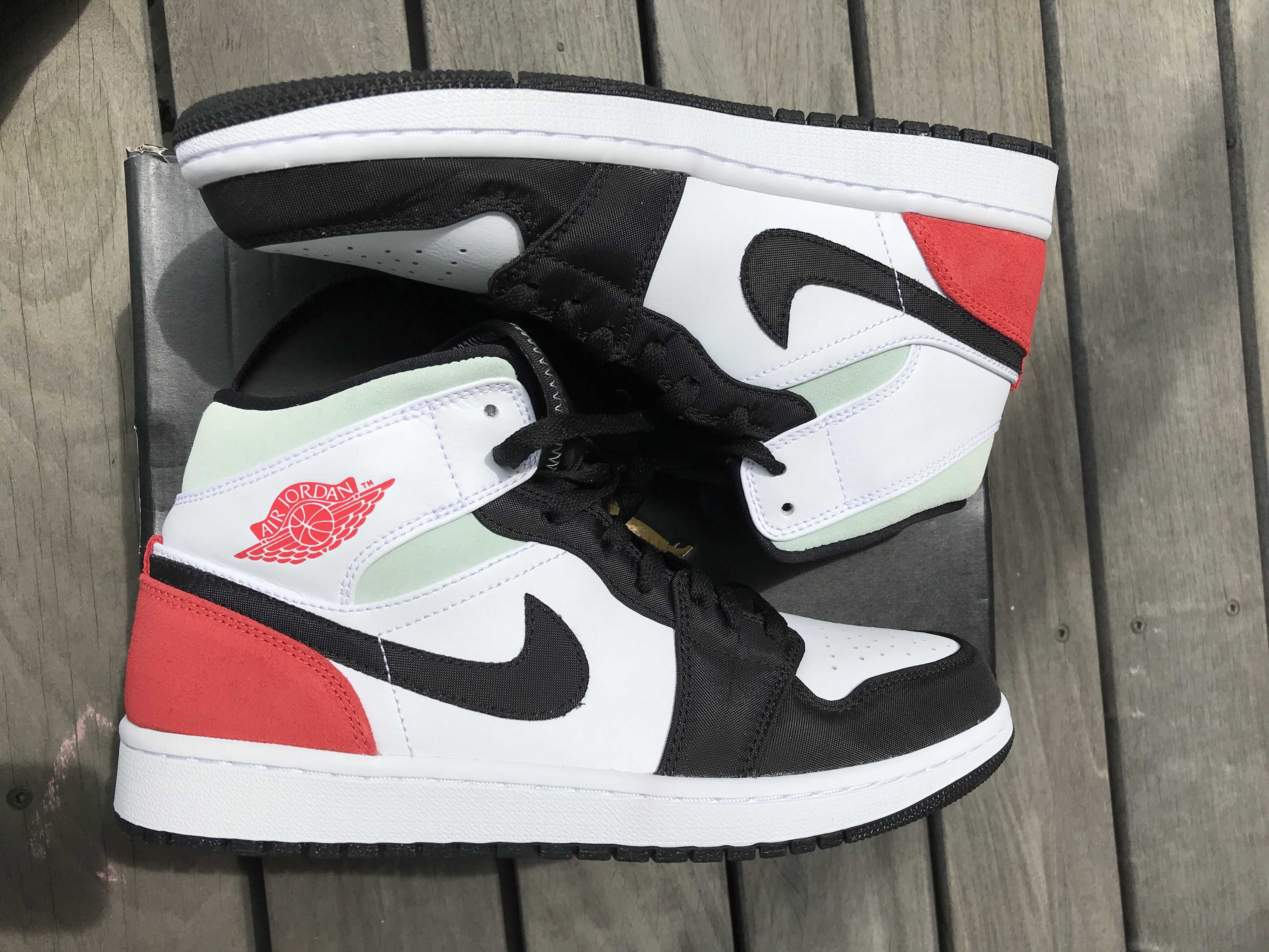 Nike Air Jordan 1 Mid SE "Black/Red/White"