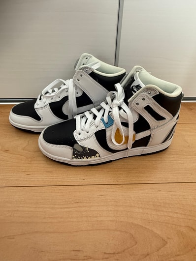 Nike Women's Dunk High "White and Black"