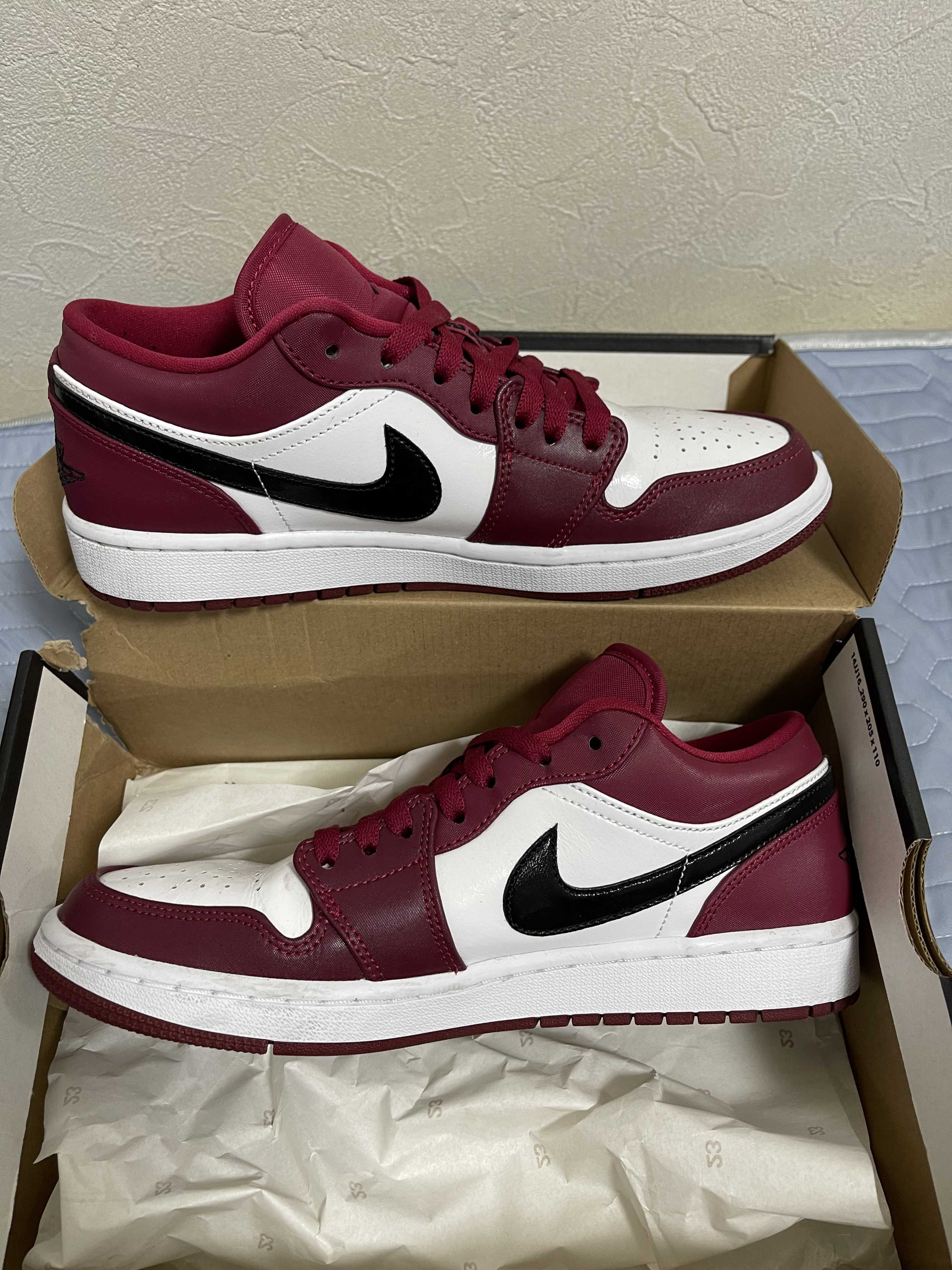 NIKE AIR JORDAN 1 LOW "NOBLE RED"