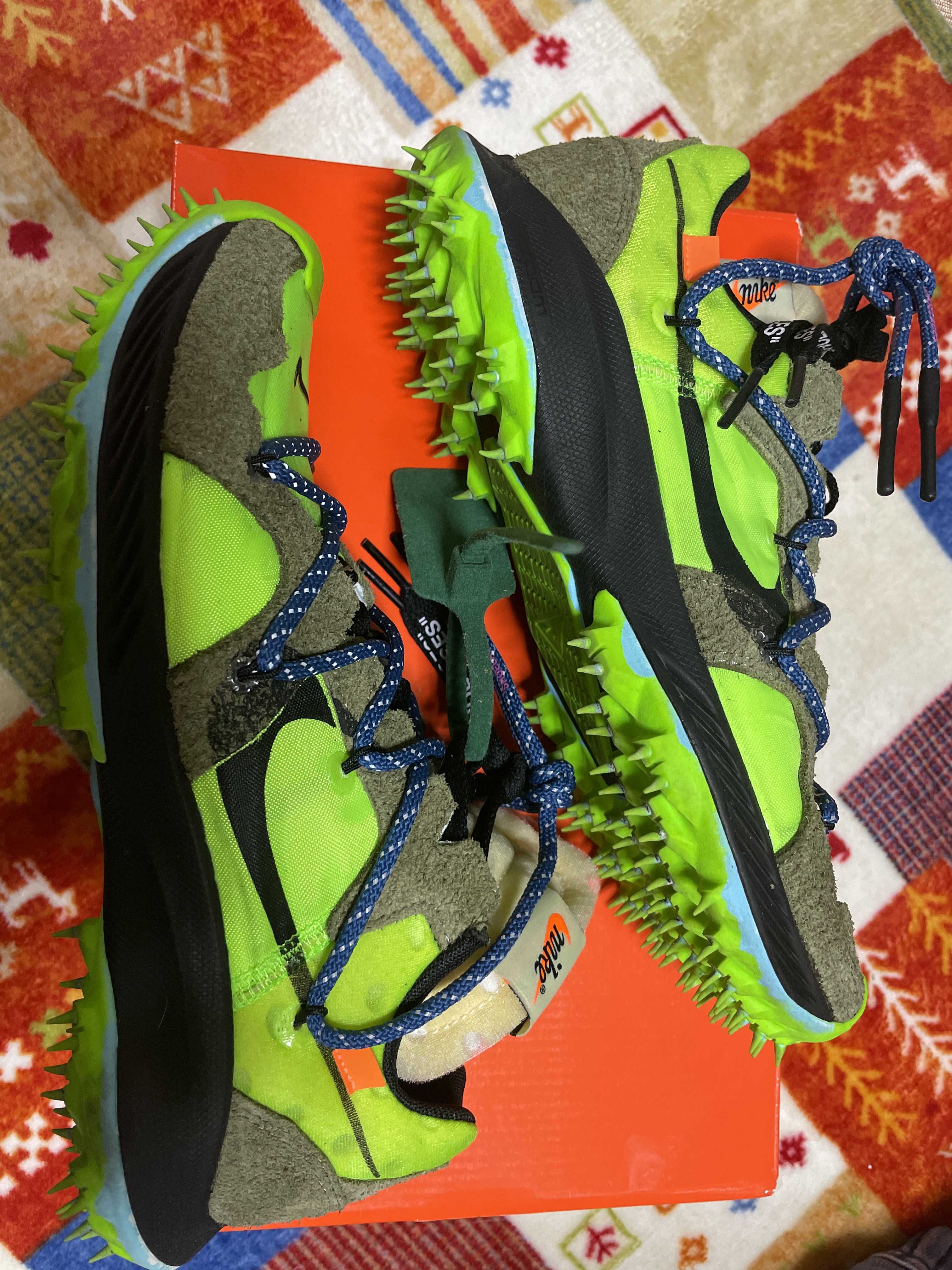 Off-White × Nike Women's Air Zoom Terra Kiger 5 "Green"