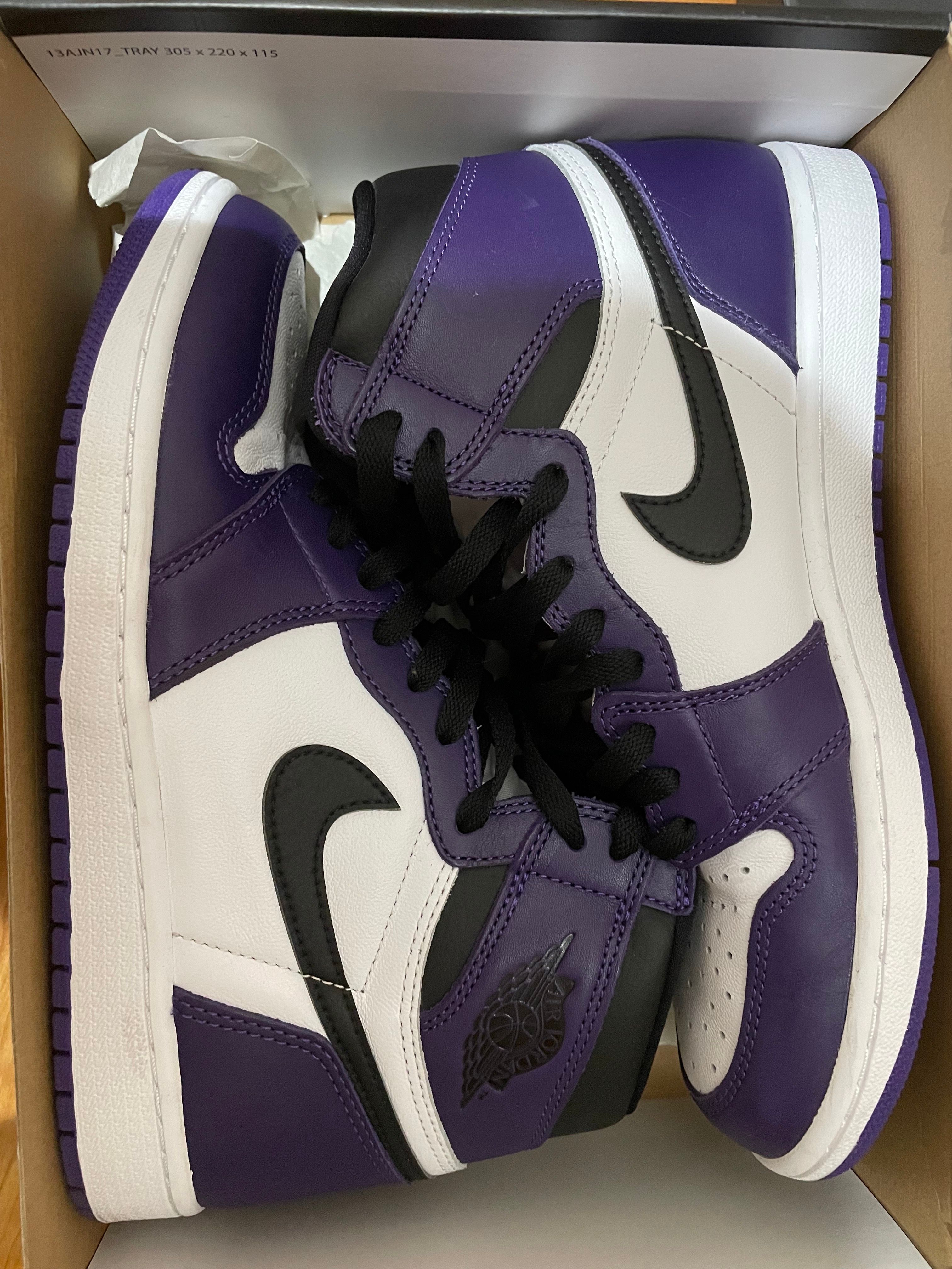 Nike Air Jordan 1 Retro High OG "Court Purple White/Black" (2020)