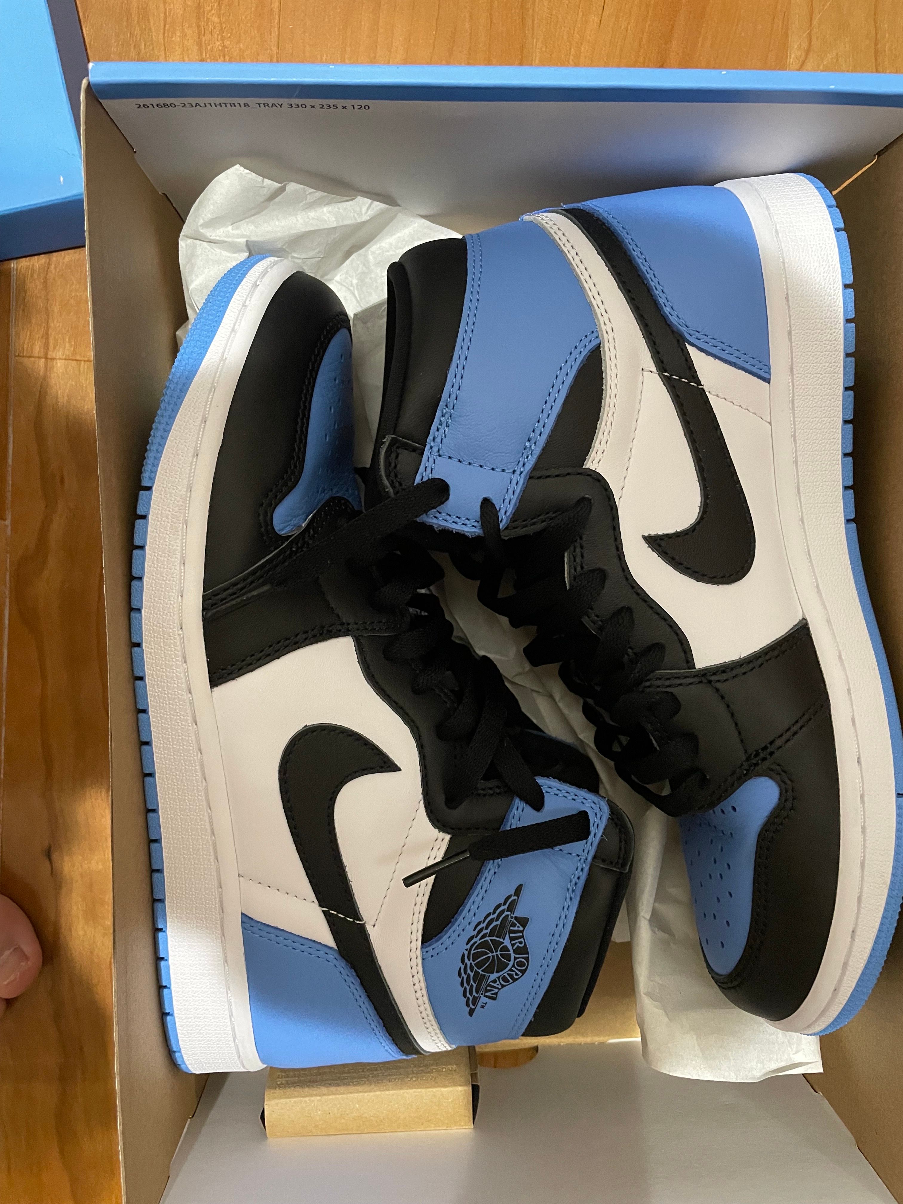 Nike Air Jordan 1 Retro High OG "University Blue/UNC Toe"
