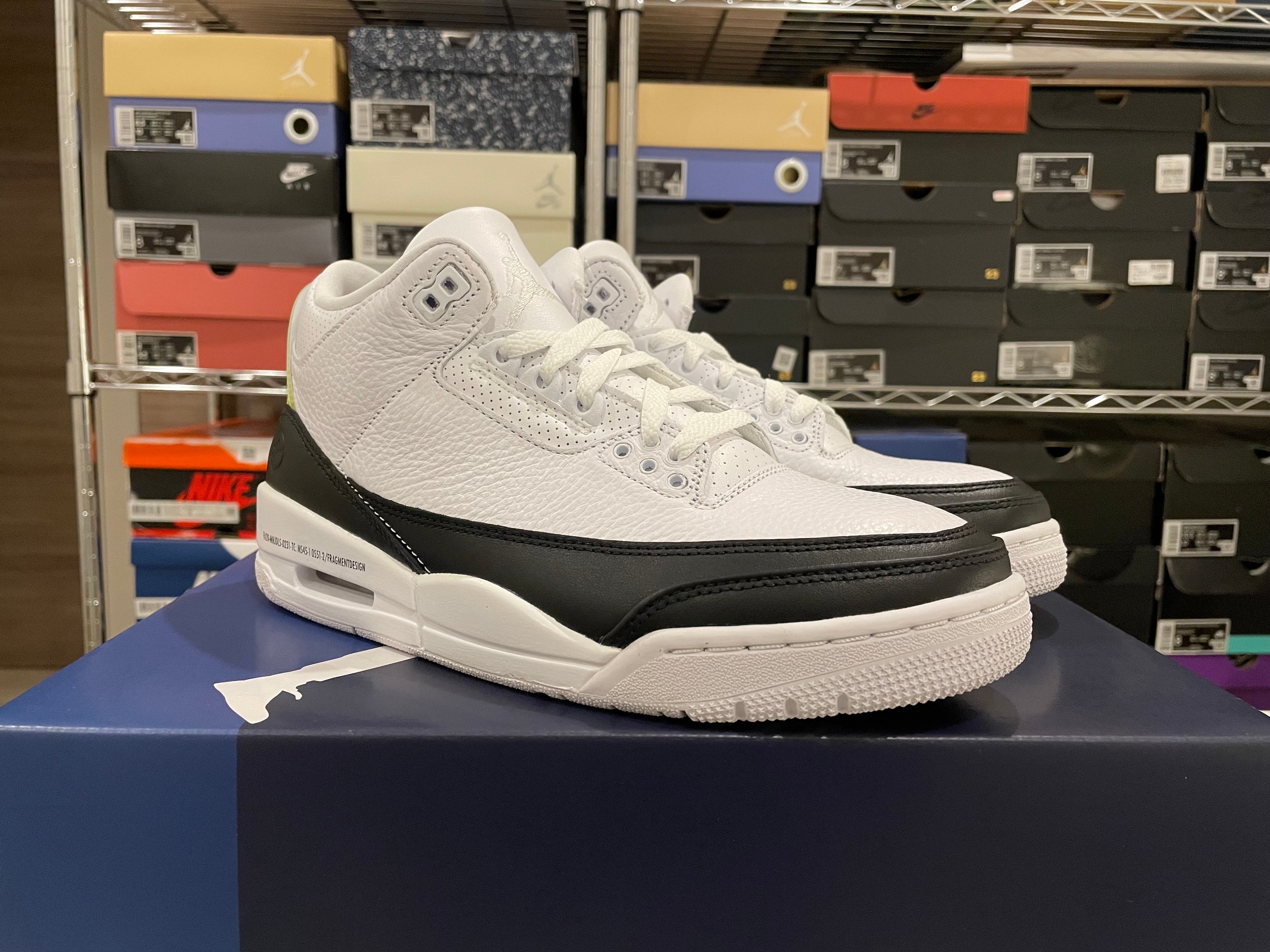 Fragment × Nike Air Jordan 3 "White/Black"