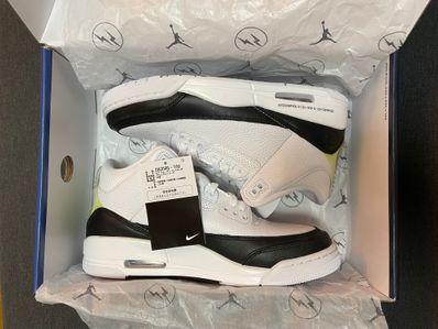 Fragment × Nike Air Jordan 3 "White/Black"