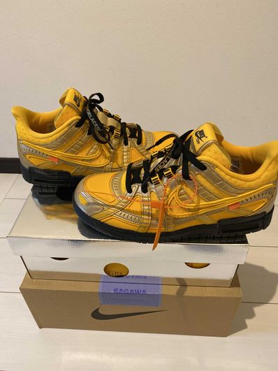 Off-White × Nike Air Rubber Dunk "University Gold"