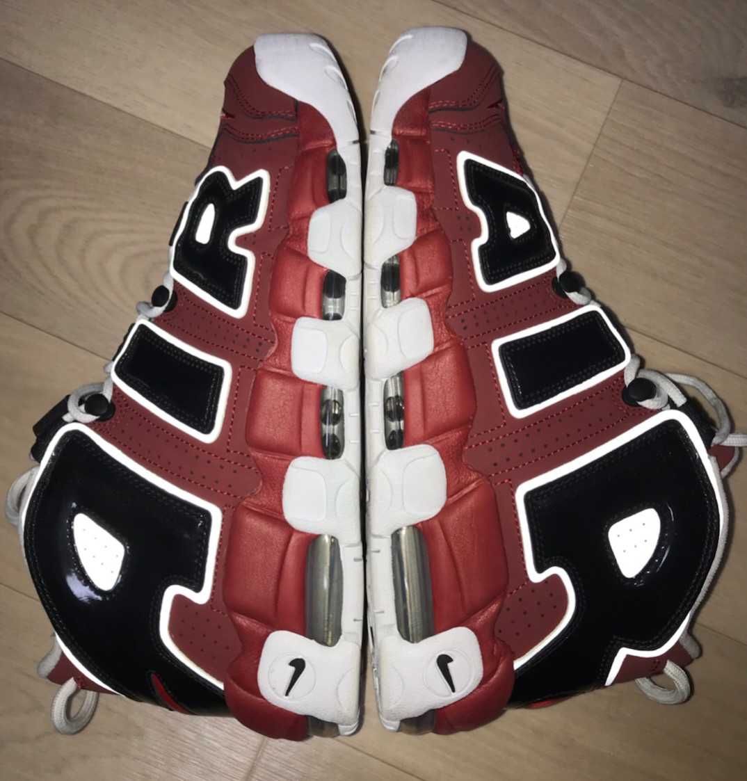 Nike Air More Uptempo ’96 "Black and Varsity Red" (2021)