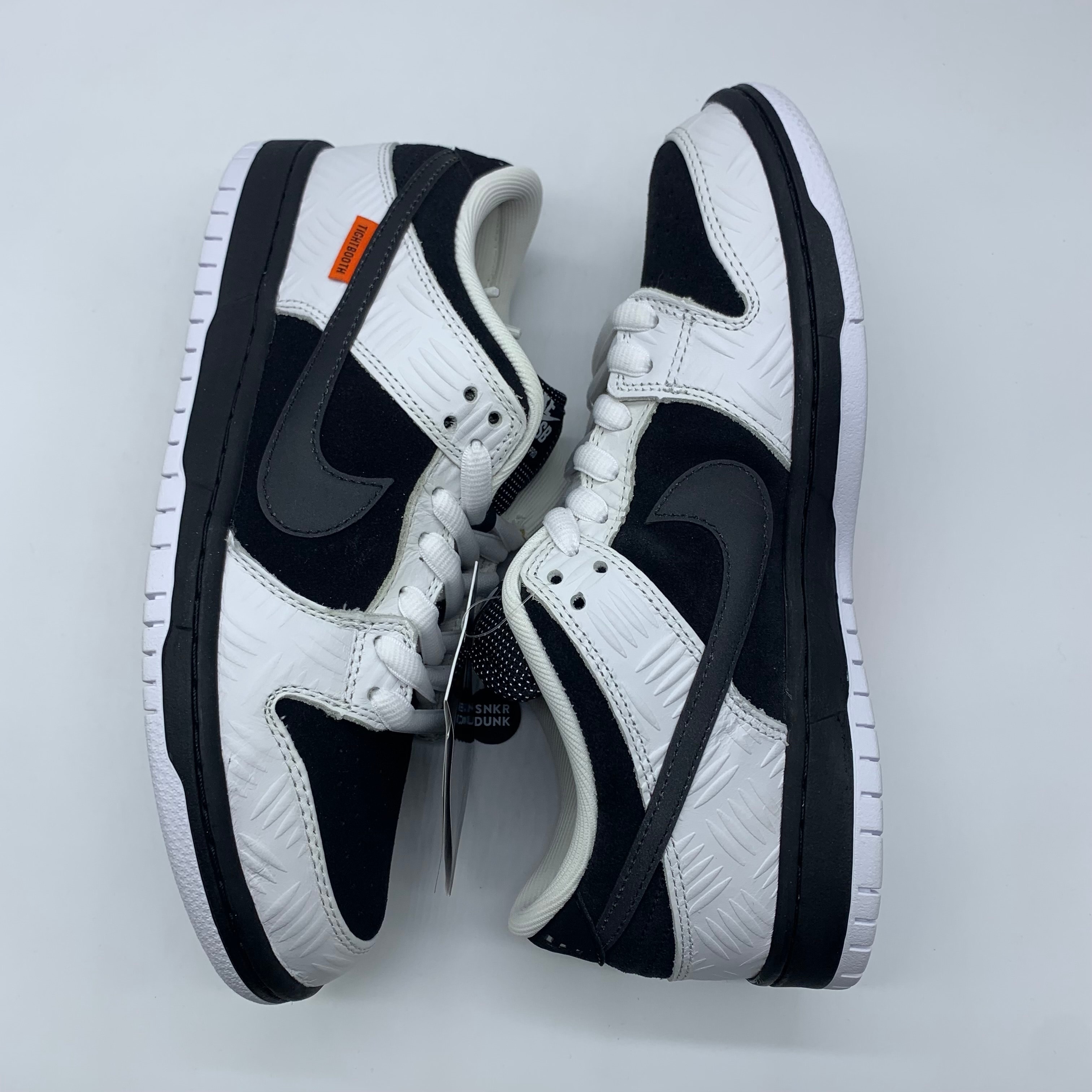 TIGHTBOOTH × Nike SB Dunk Low Pro QS "Black and White"