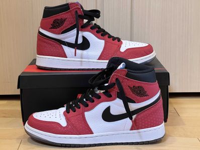 Spiderman × Nike Air Jordan 1 Origin Story "Gym Red/White/Photo Blue/Black"