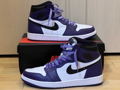 Nike Air Jordan 1 Retro High OG "Court Purple White/Black" (2020)