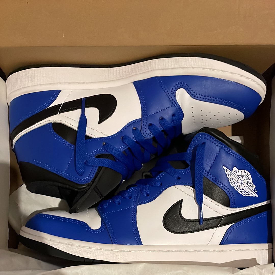 Nike Air Jordan 1 Mid "Game Royal/White/Black"