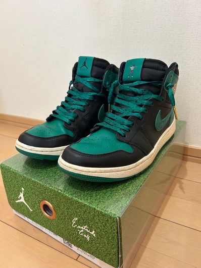Eastside Golf × Nike Air Jordan 1 High Golf "Black/Malachite/1961"