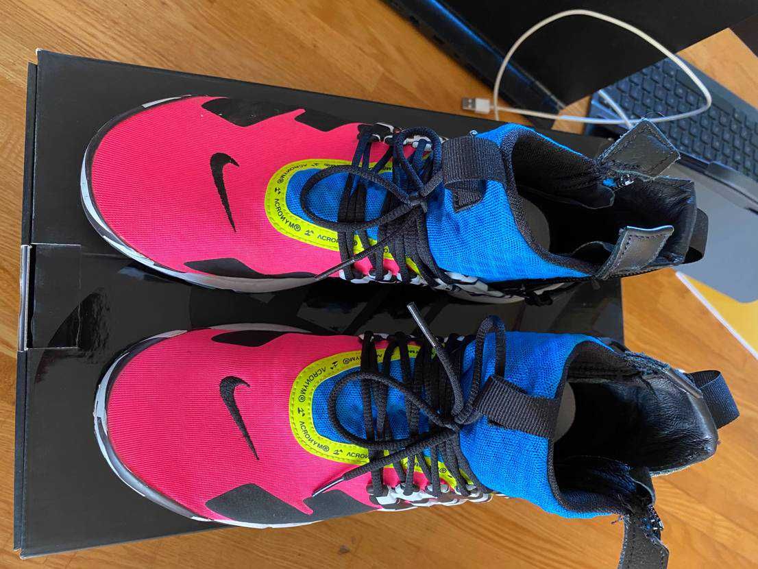 ACRONYM × Nike Air Presto Mid "Hyper Pink"