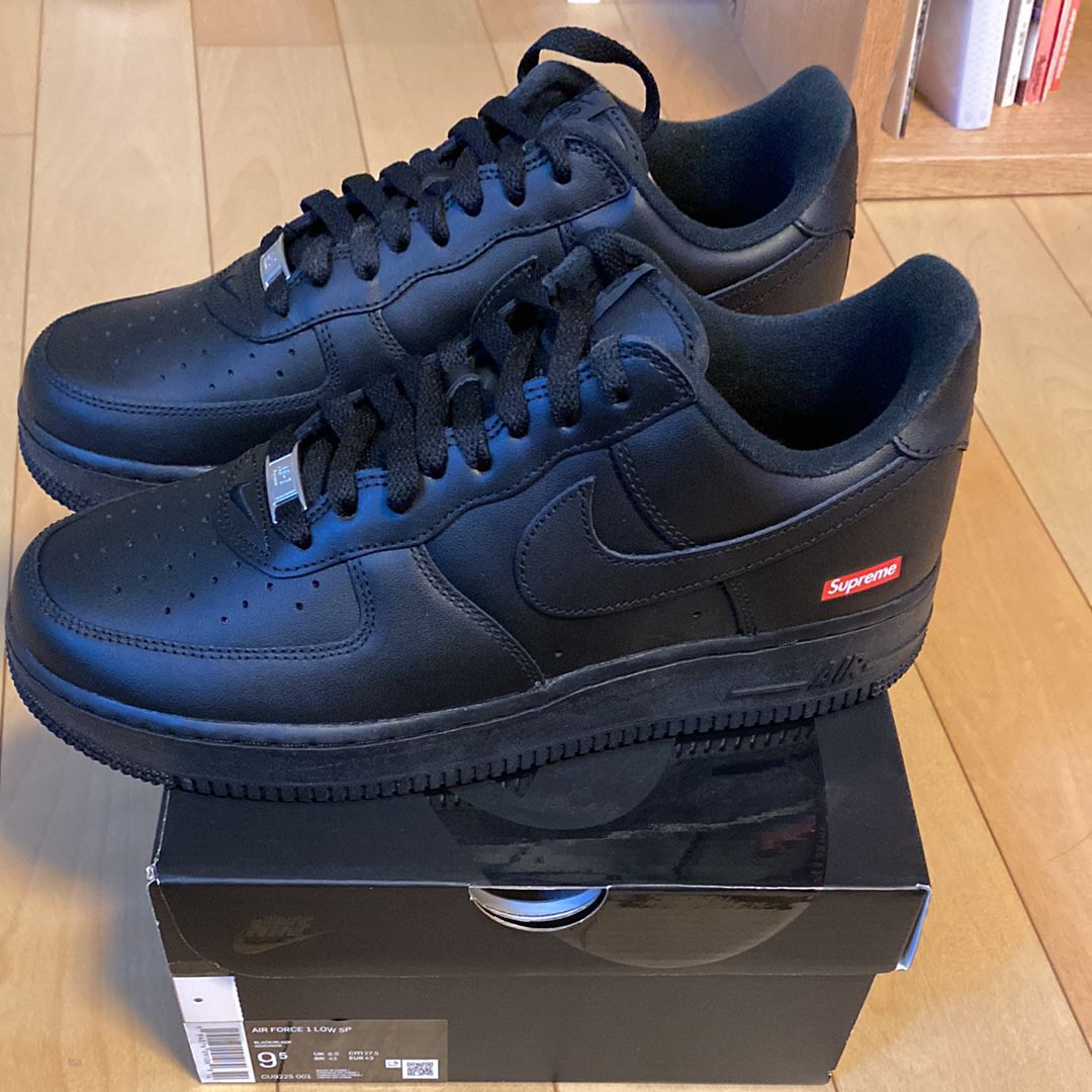 Supreme × Nike Air Force 1 Low "Black"