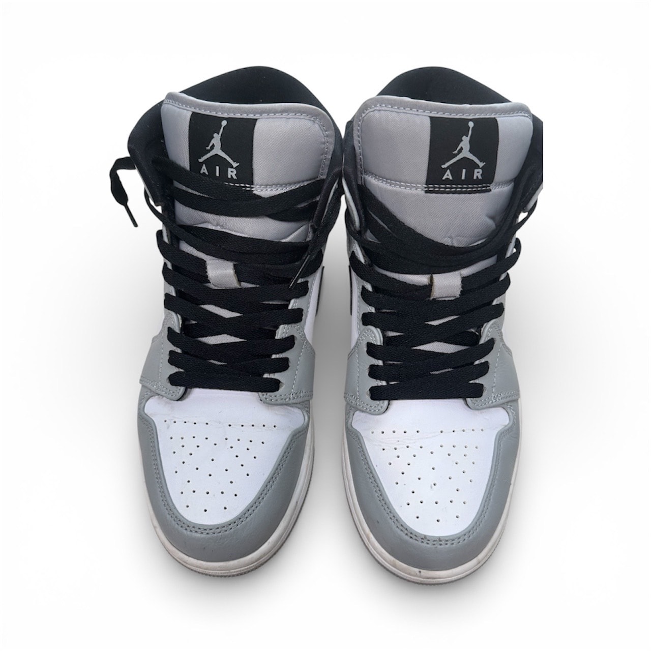 Nike Air Jordan 1 Mid "Light Smoke Grey/White/Black"
