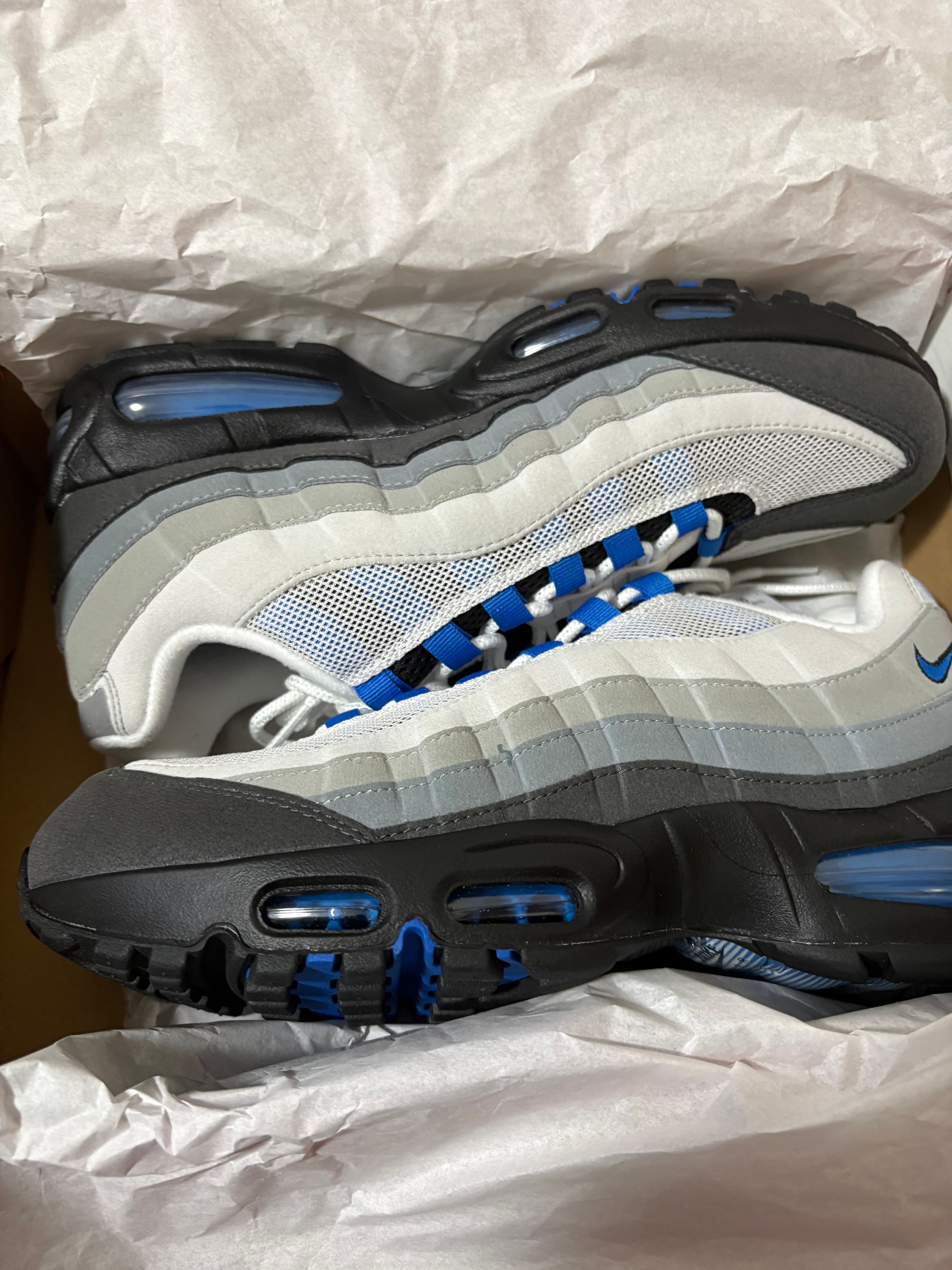Nike Air Max 95 OG Big Bubble "Cool Grey/Blue Spark"