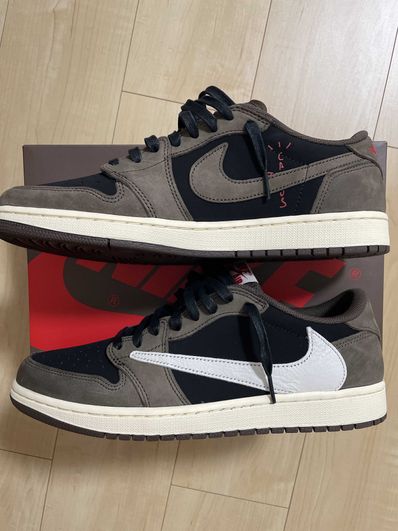 Travis Scott × Nike Air Jordan 1 Low OG SP-T "Black/Dark Mocha"