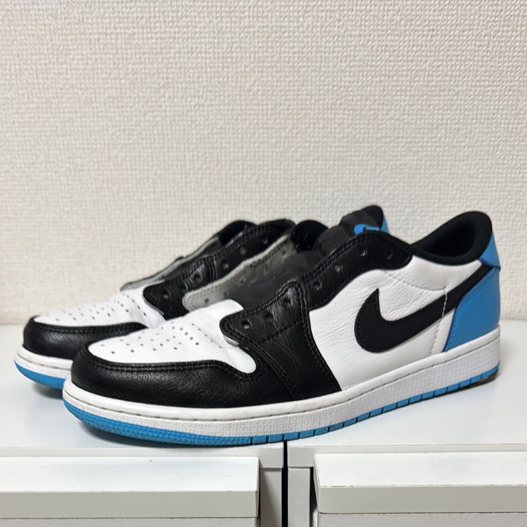Nike Air Jordan 1 Low OG "Black and Dark Powder Blue/UNC"