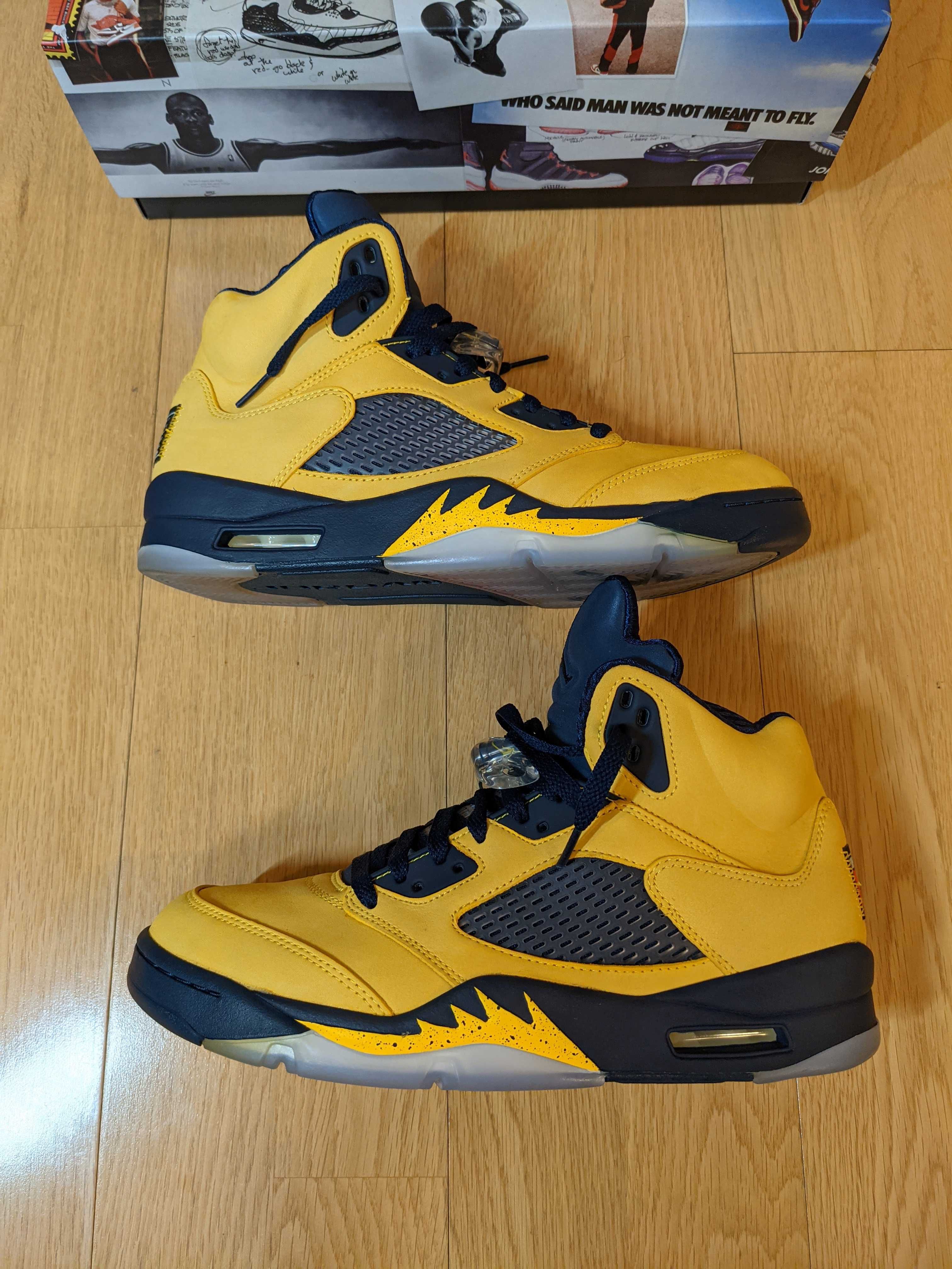 NIKE AIR JORDAN 5 "MICHIGAN"