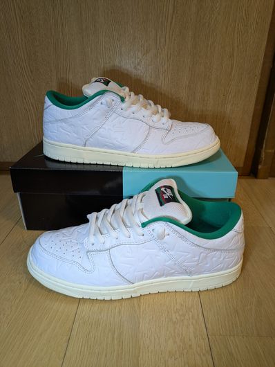 BEN-G × Nike SB Dunk Low "White/Green"